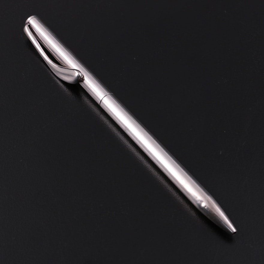 Elsa Peretti for Tiffany & Co. Sterling Silver Retractable Ballpoint Pen