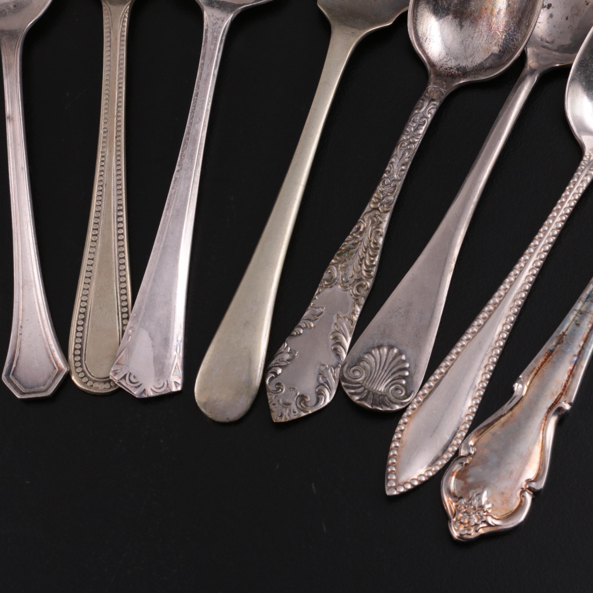International Silver Co. Silver Plate Cocktail Forks and Other Spoons