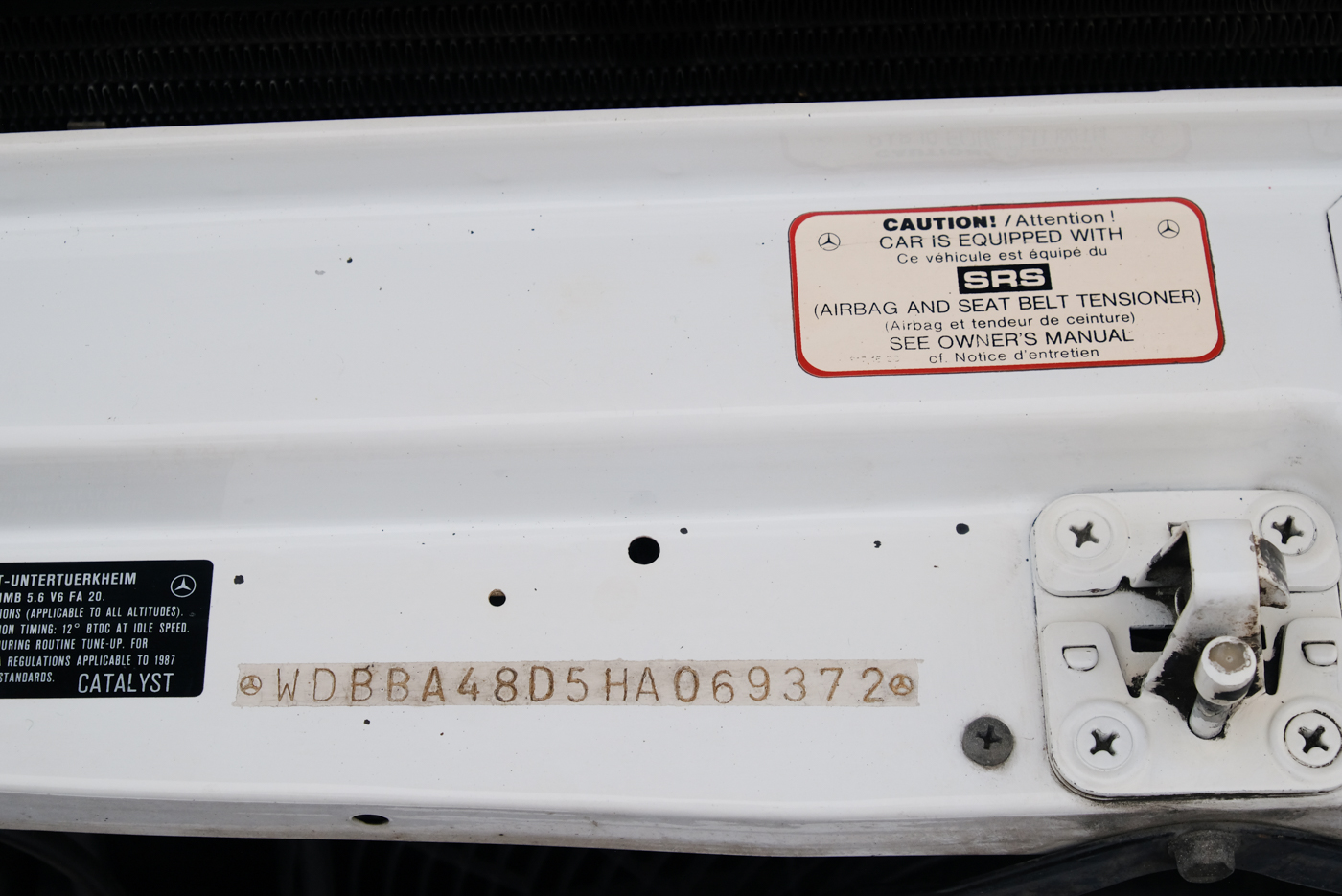 1987 Mercedes 560 SL