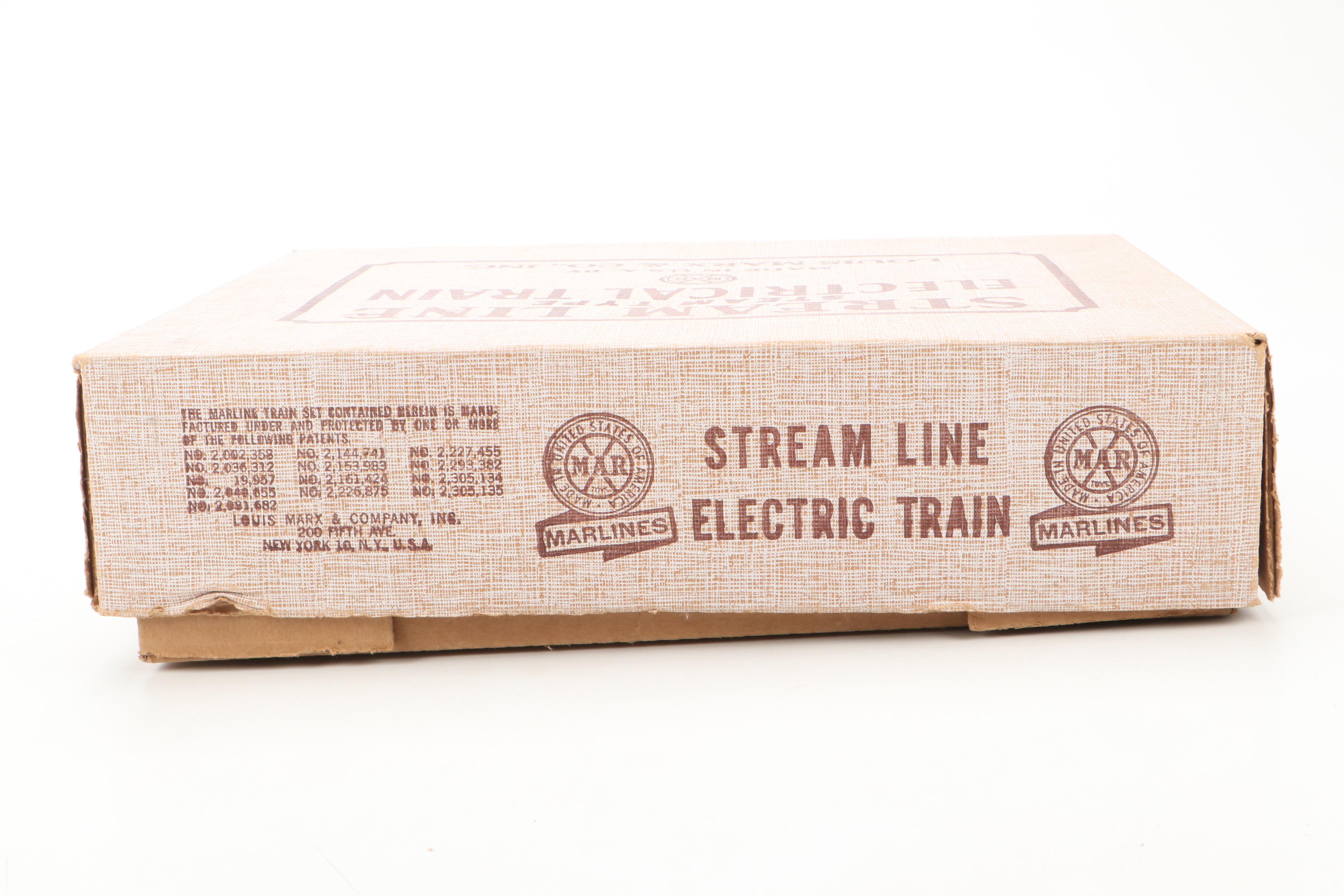 Marx O-Scale Model Railroad Sets and Large Radius Remote Control Electric Switch