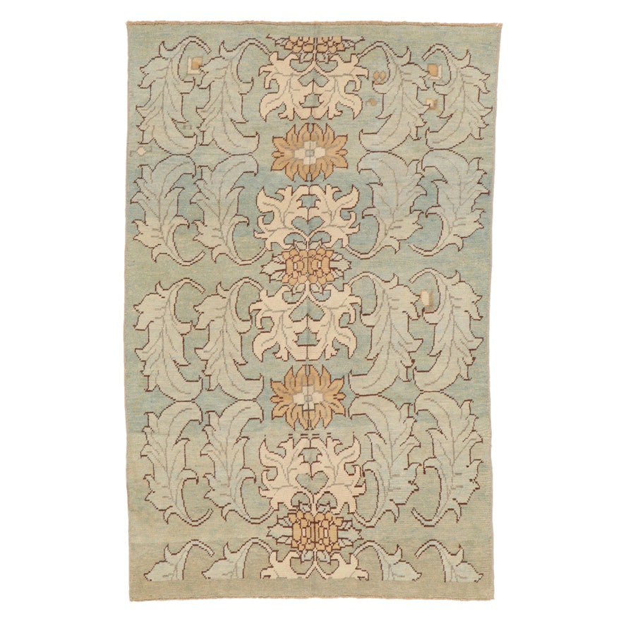 6'4 x 9'10 Hand-Knotted Turkish Donegal Area Rug