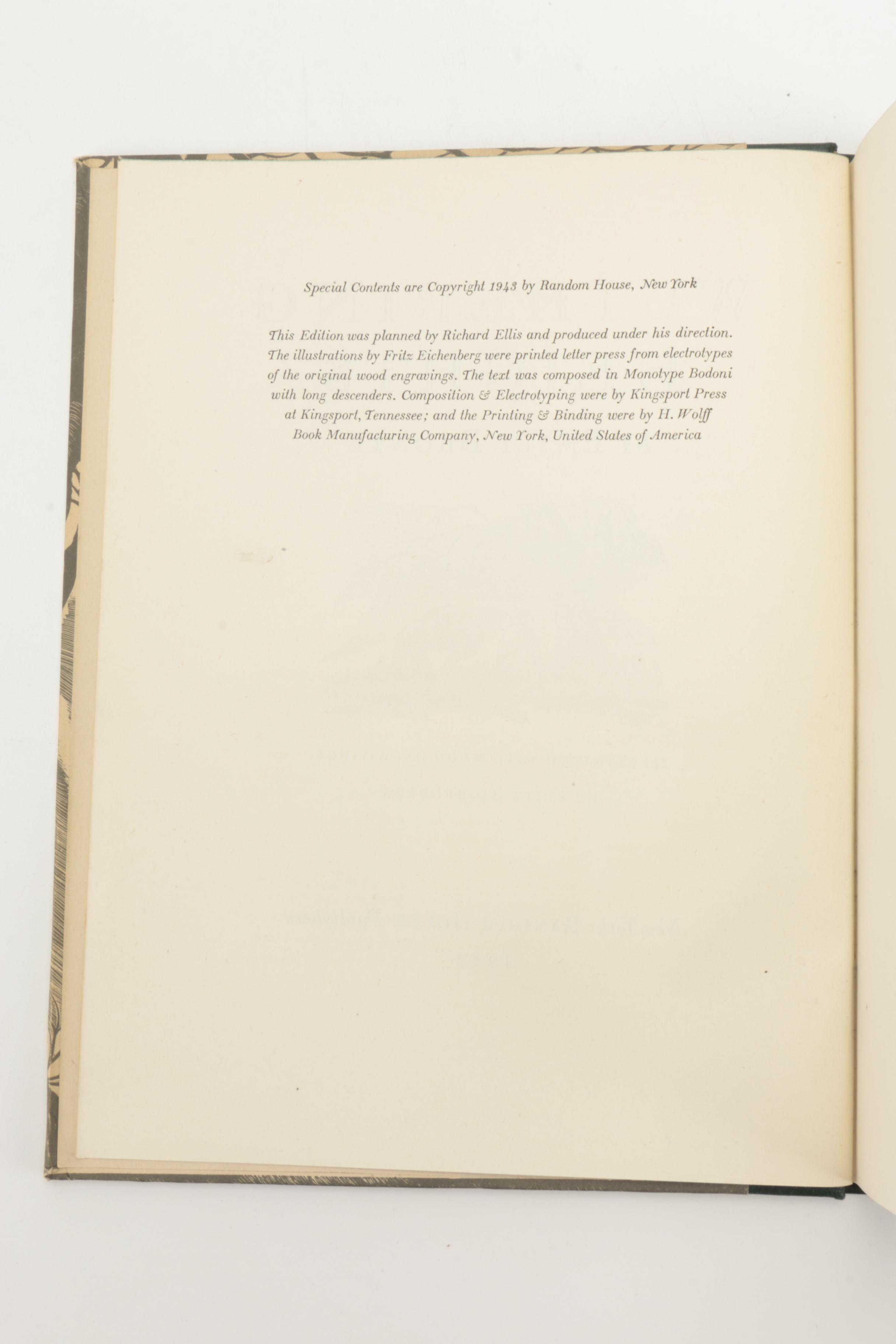 Fritz Eichenberg Illustrated "Wuthering Heights" and "Jane Eyre," 1943