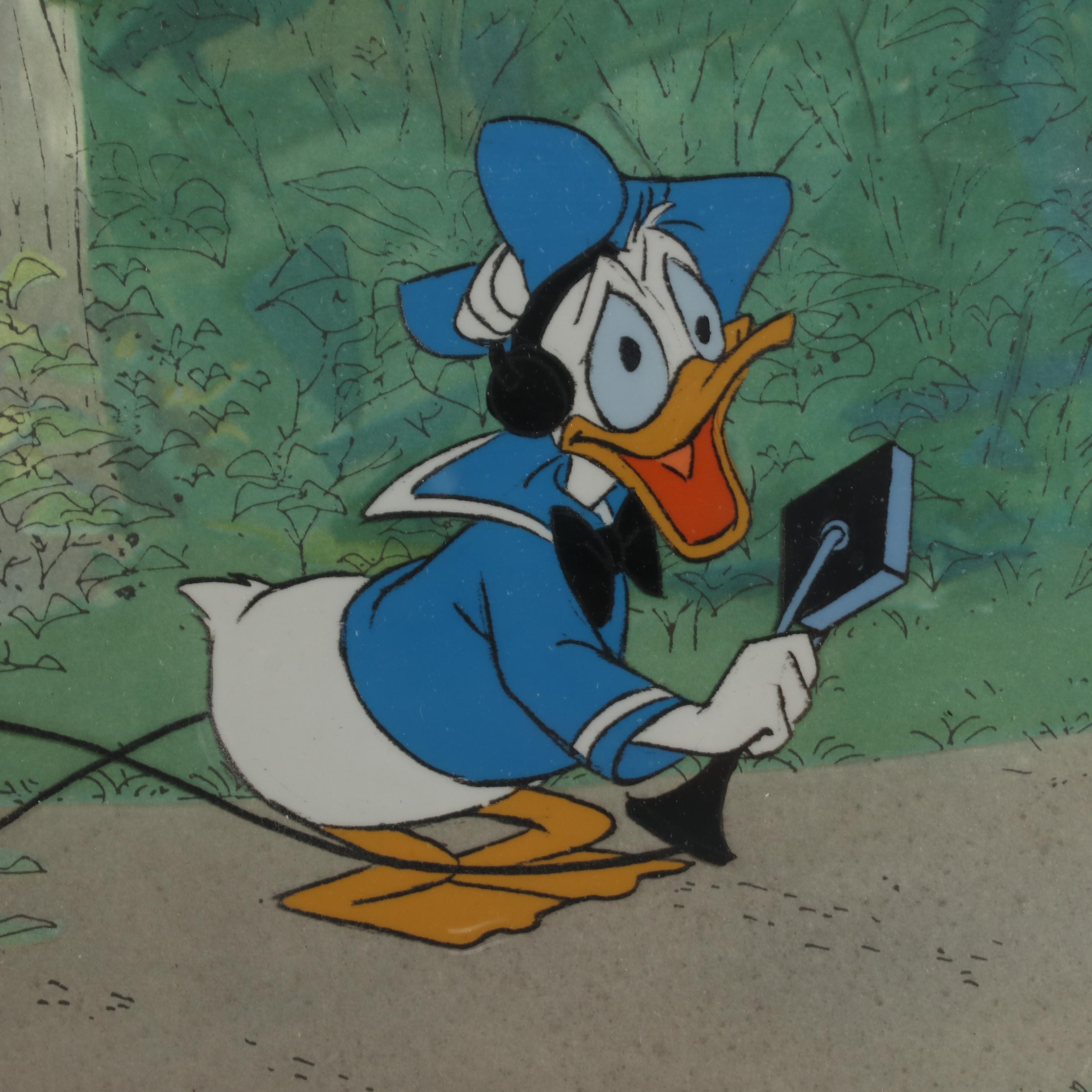 Disney Animation Production Cel of Donald Duck, 1960s