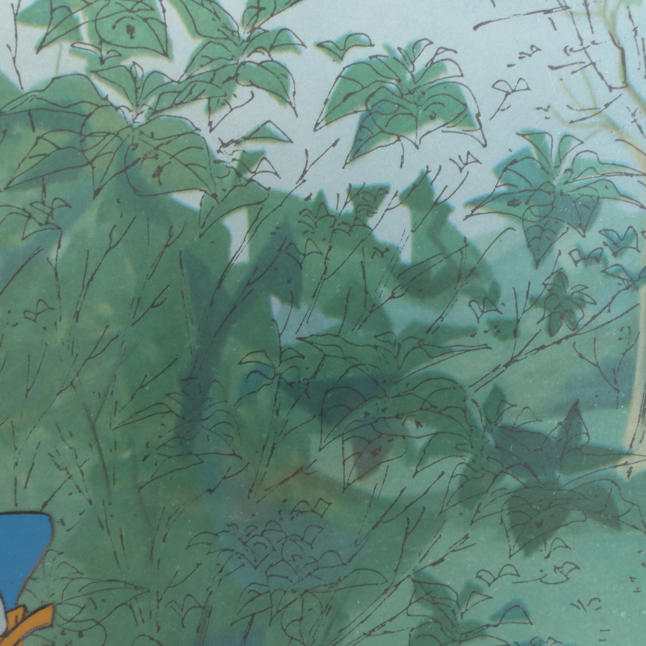 Disney Animation Production Cel of Donald Duck, 1960s
