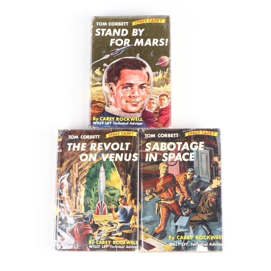 "Tom Corbett, Space Cadet" Books by Carey Rockwell, Mid-20th Century