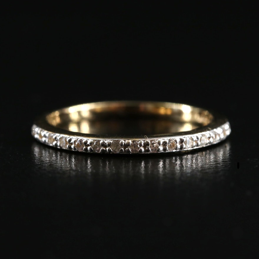 Sterling White Zircon Ring