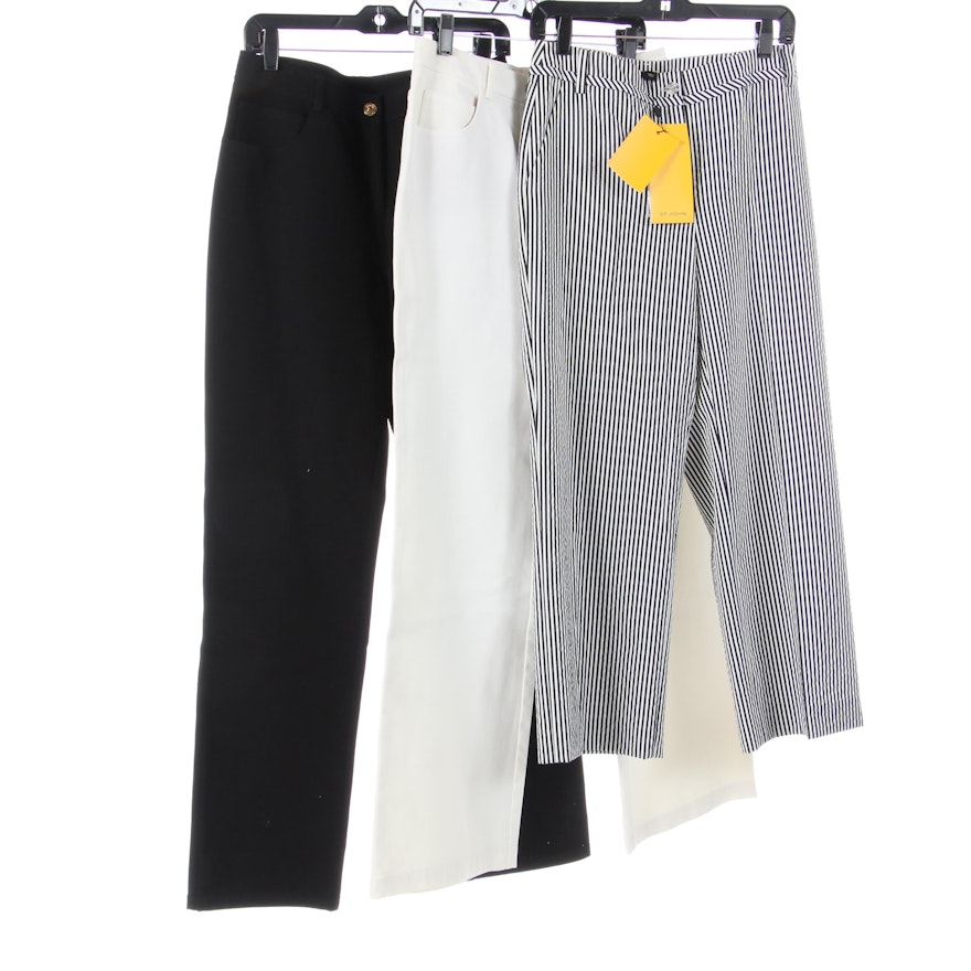 St. John, St. John Sport, and St. John SoCa Pants in Black and White