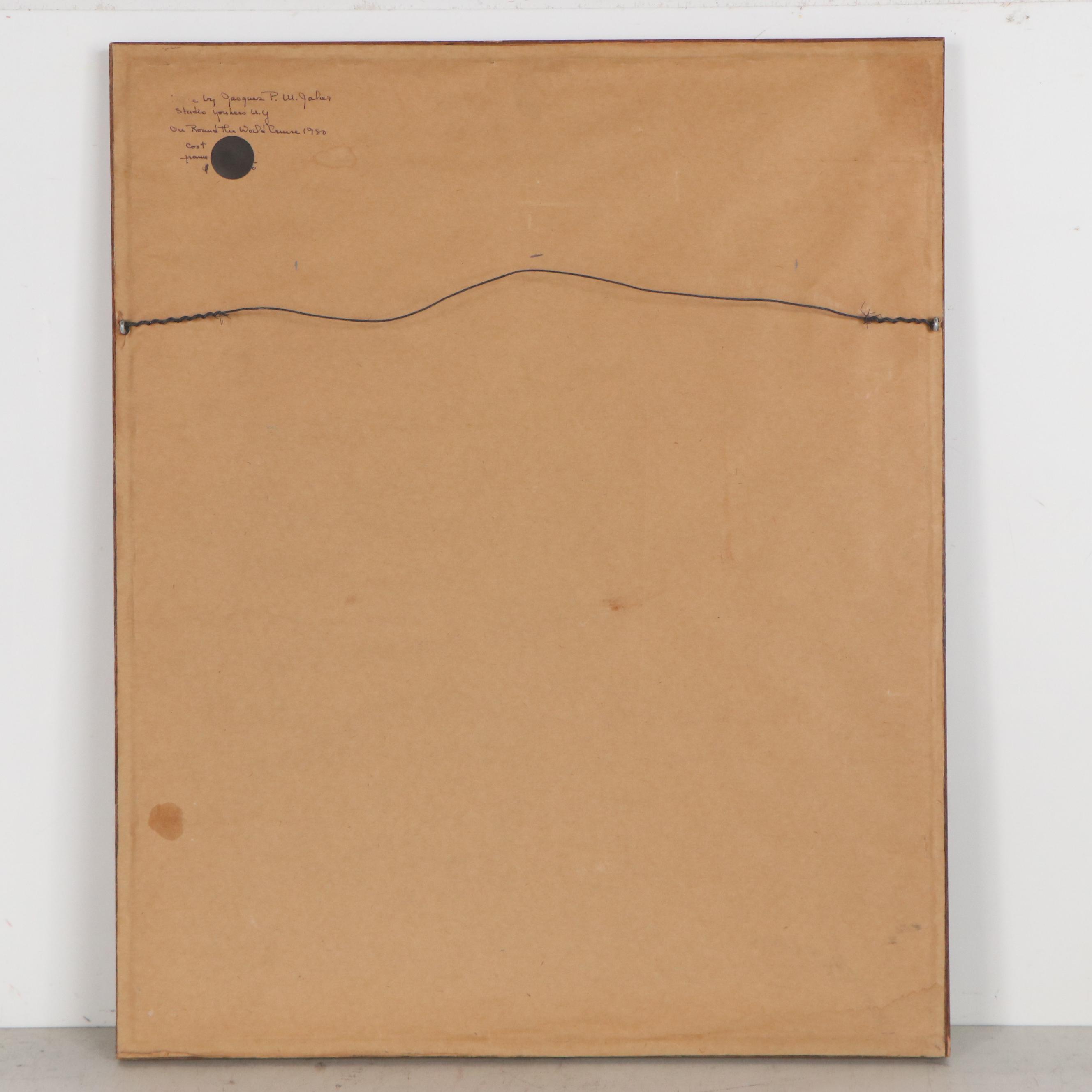 Figurative Watercolor Painting "Ali, Zanzibar," 1980