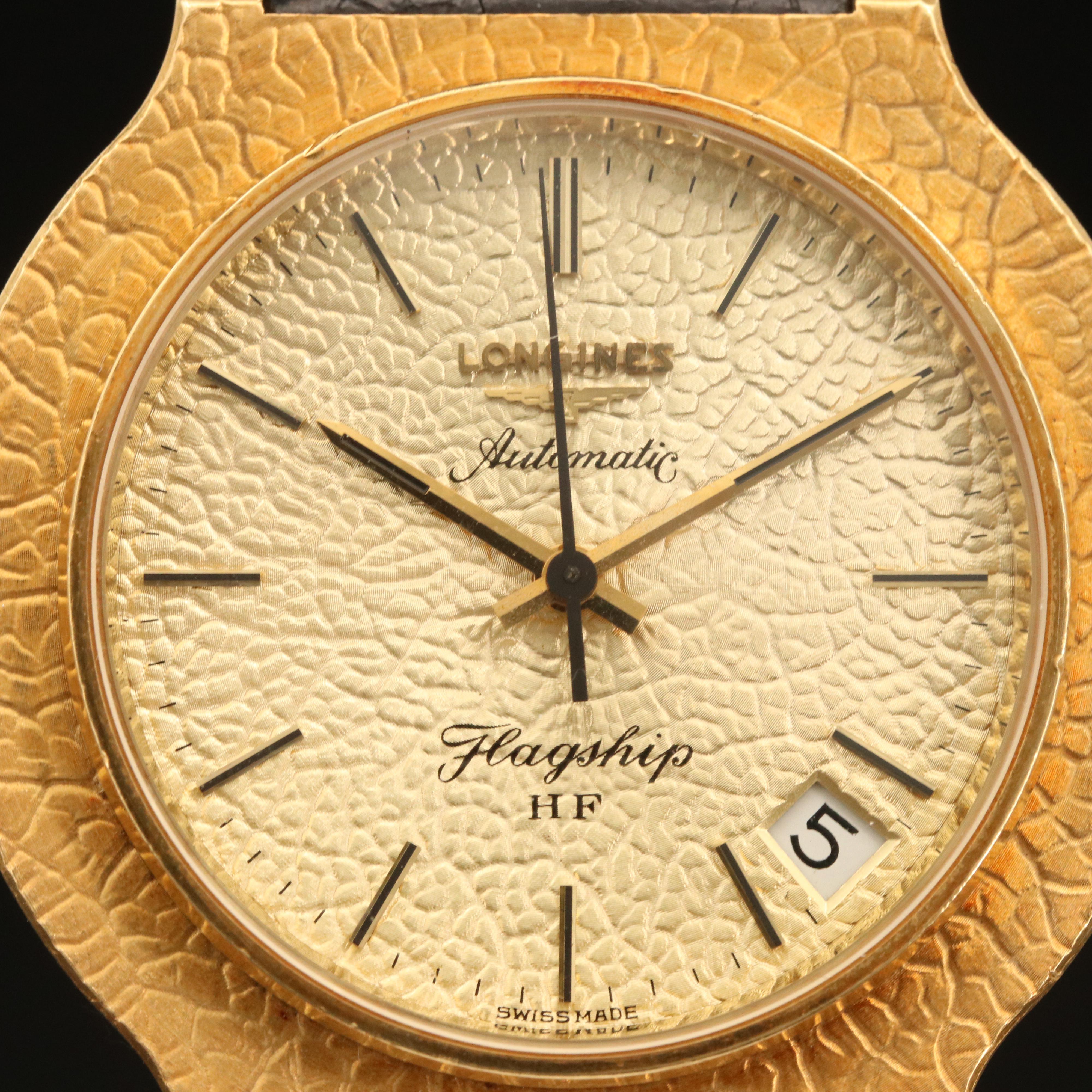 Vintage Longines Flagship HF 18K Gold Automatic Watch