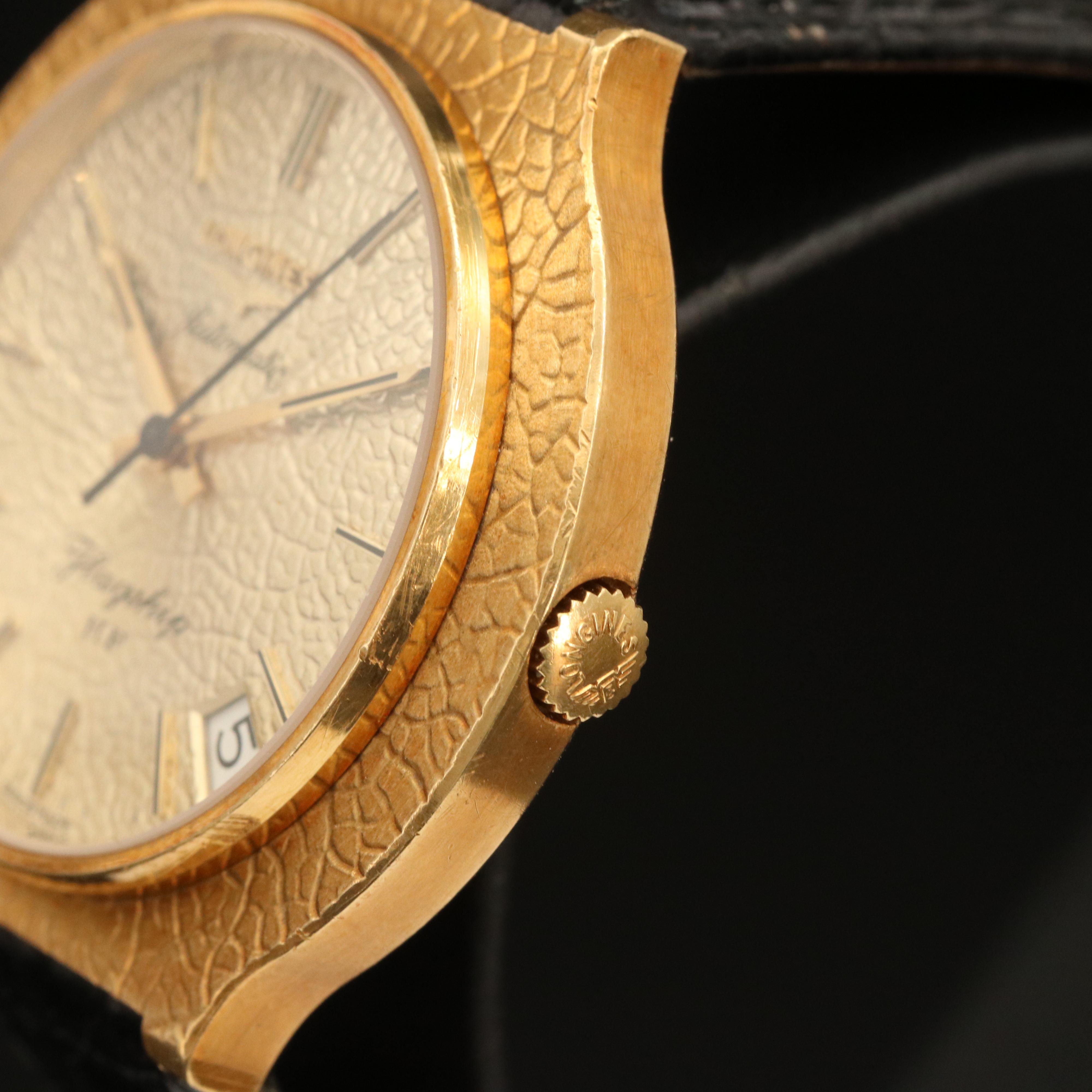 Vintage Longines Flagship HF 18K Gold Automatic Watch