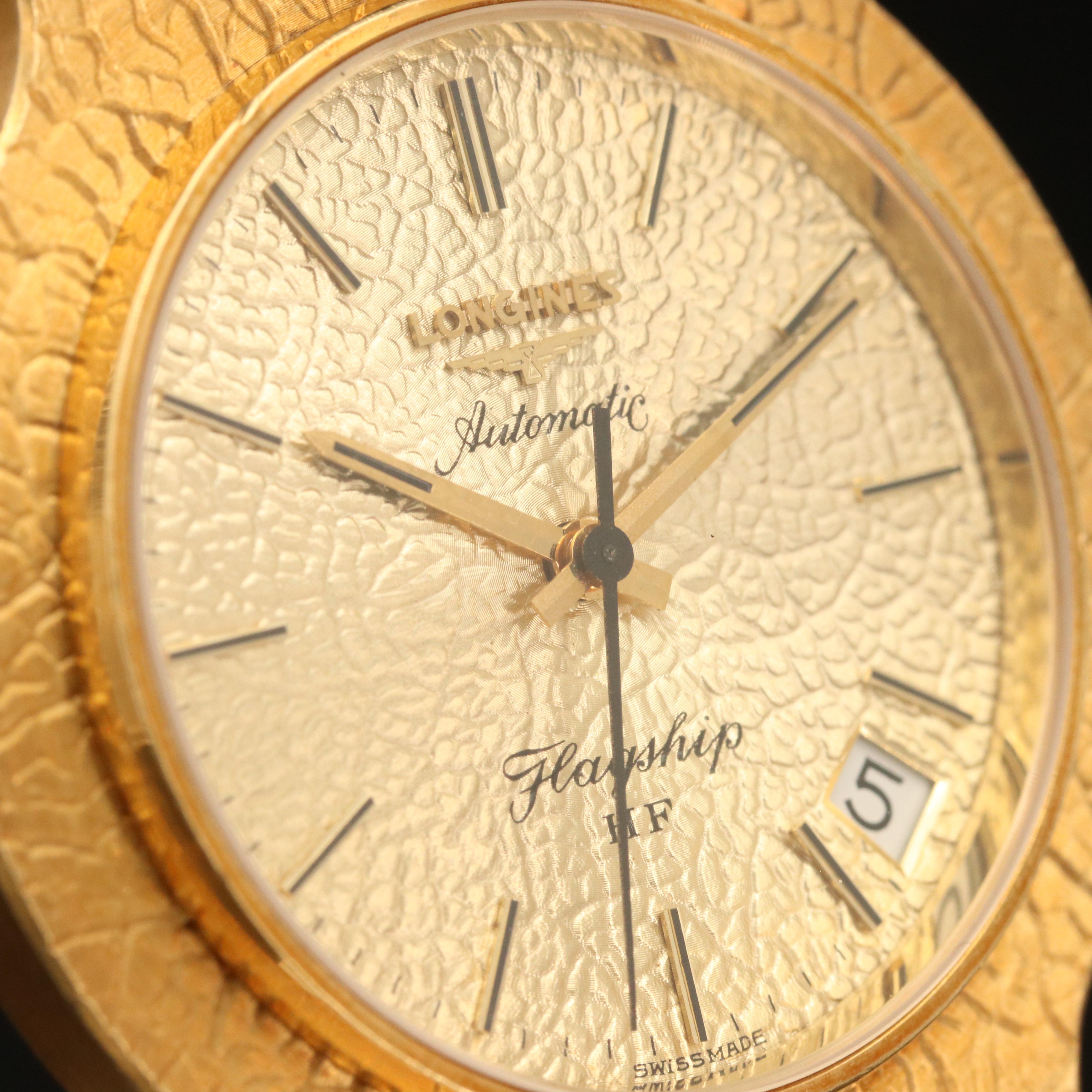 Vintage Longines Flagship HF 18K Gold Automatic Watch