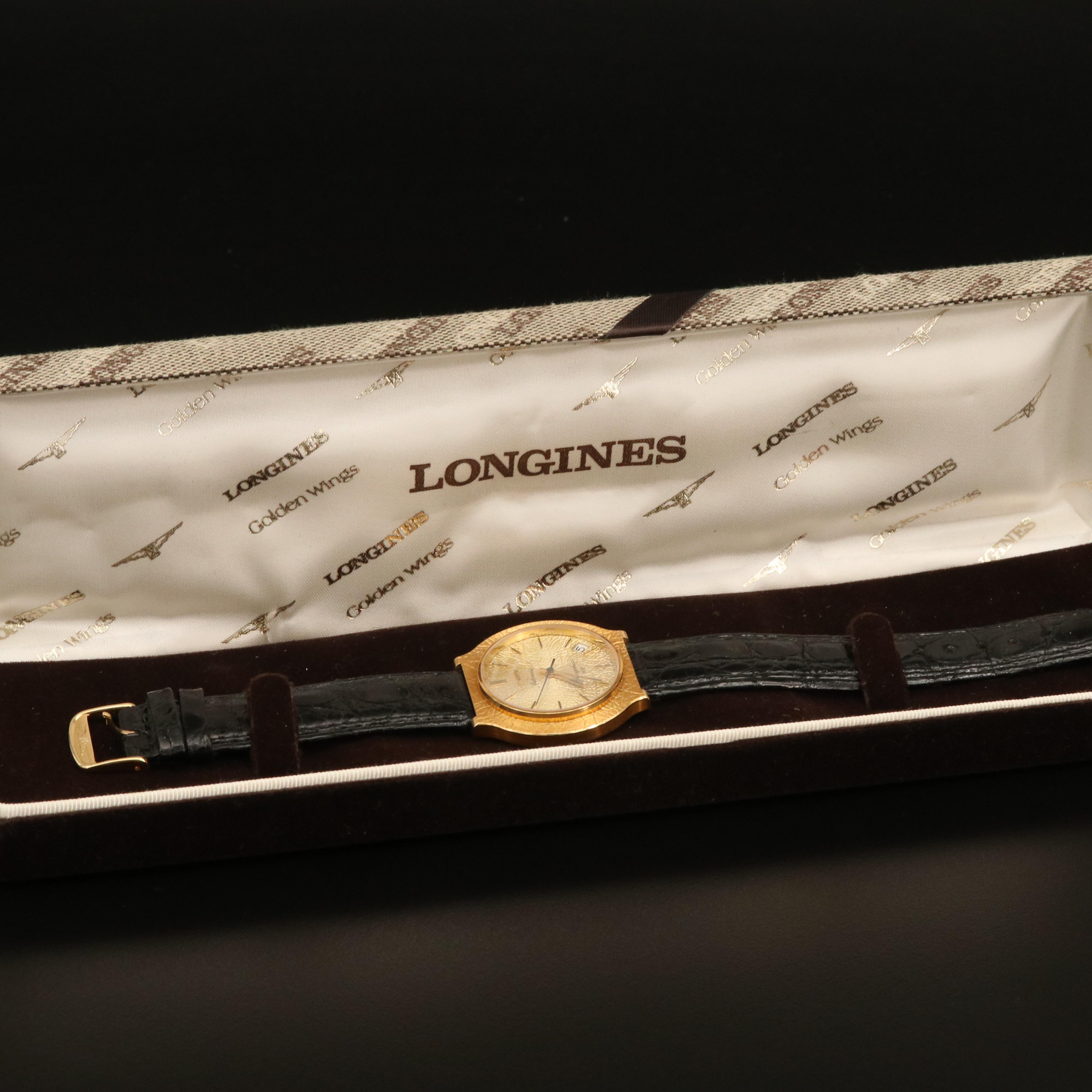 Vintage Longines Flagship HF 18K Gold Automatic Watch