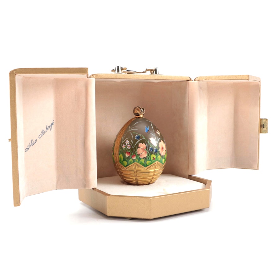 Theo Fabergé St. Petersburg Collection "Summer Egg" and Case