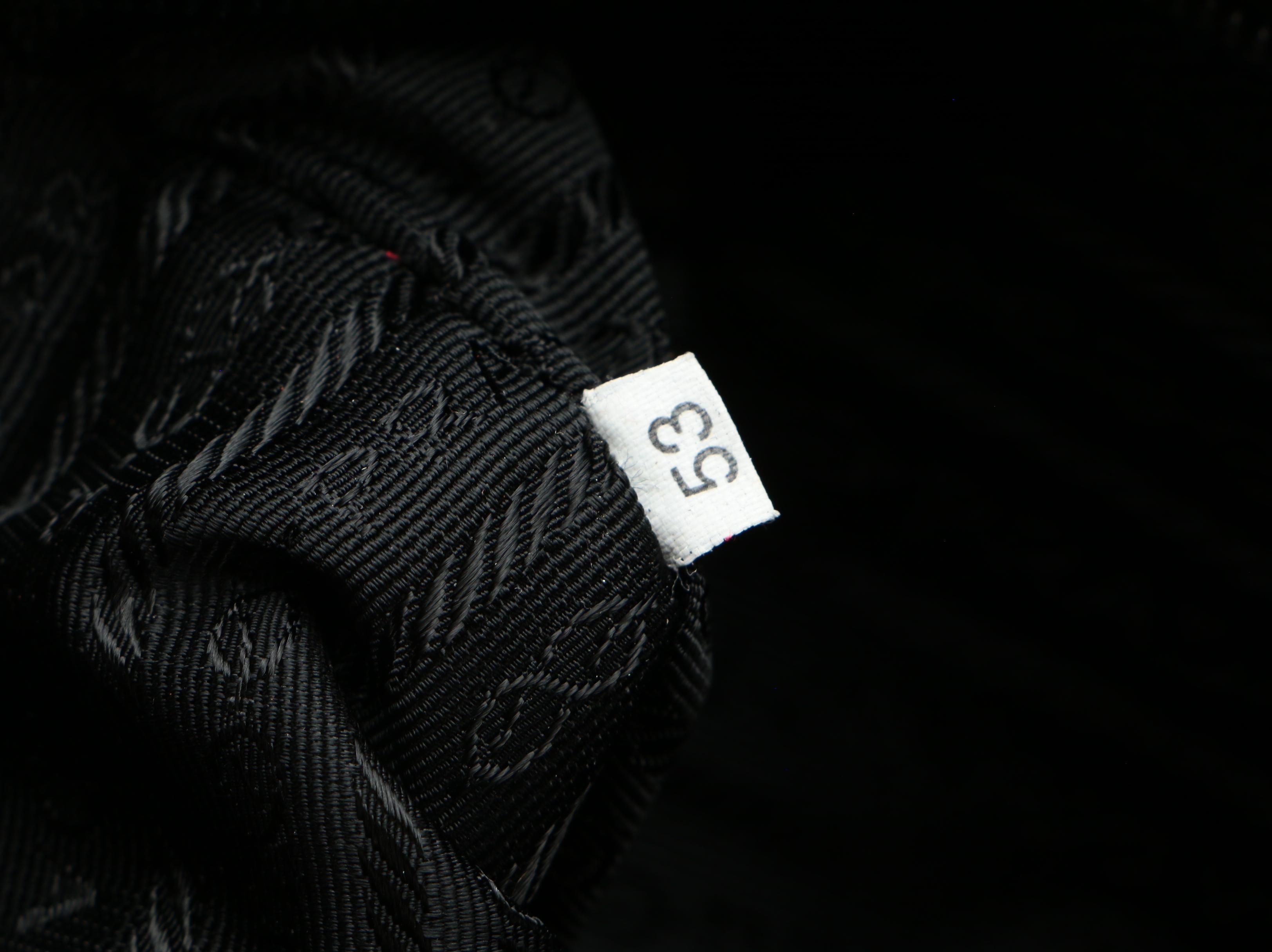 Prada Tote in Black Tessuto Nylon with Leather Trim