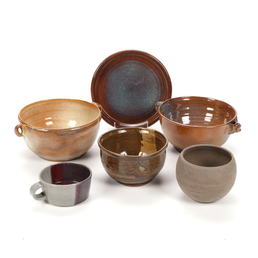 Hand-Thrown Ceramic Bowls