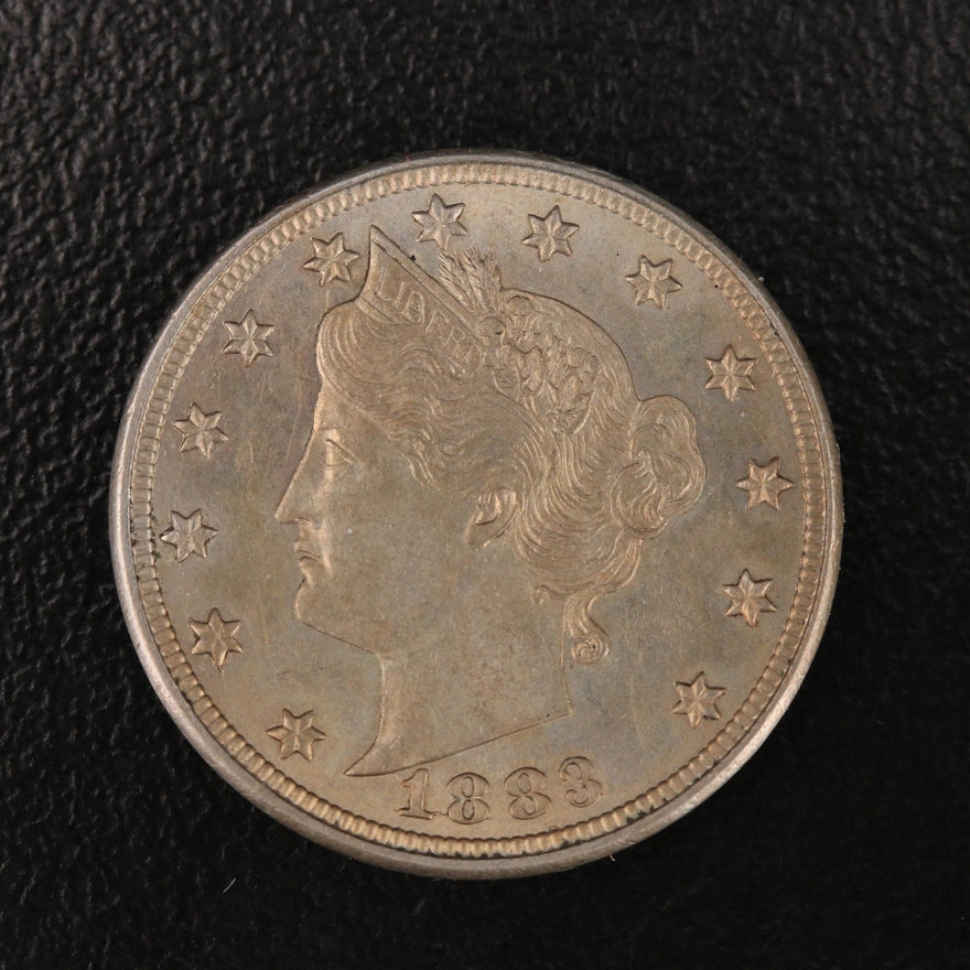 1883 Liberty "V" Nickel "No Cents" Variety