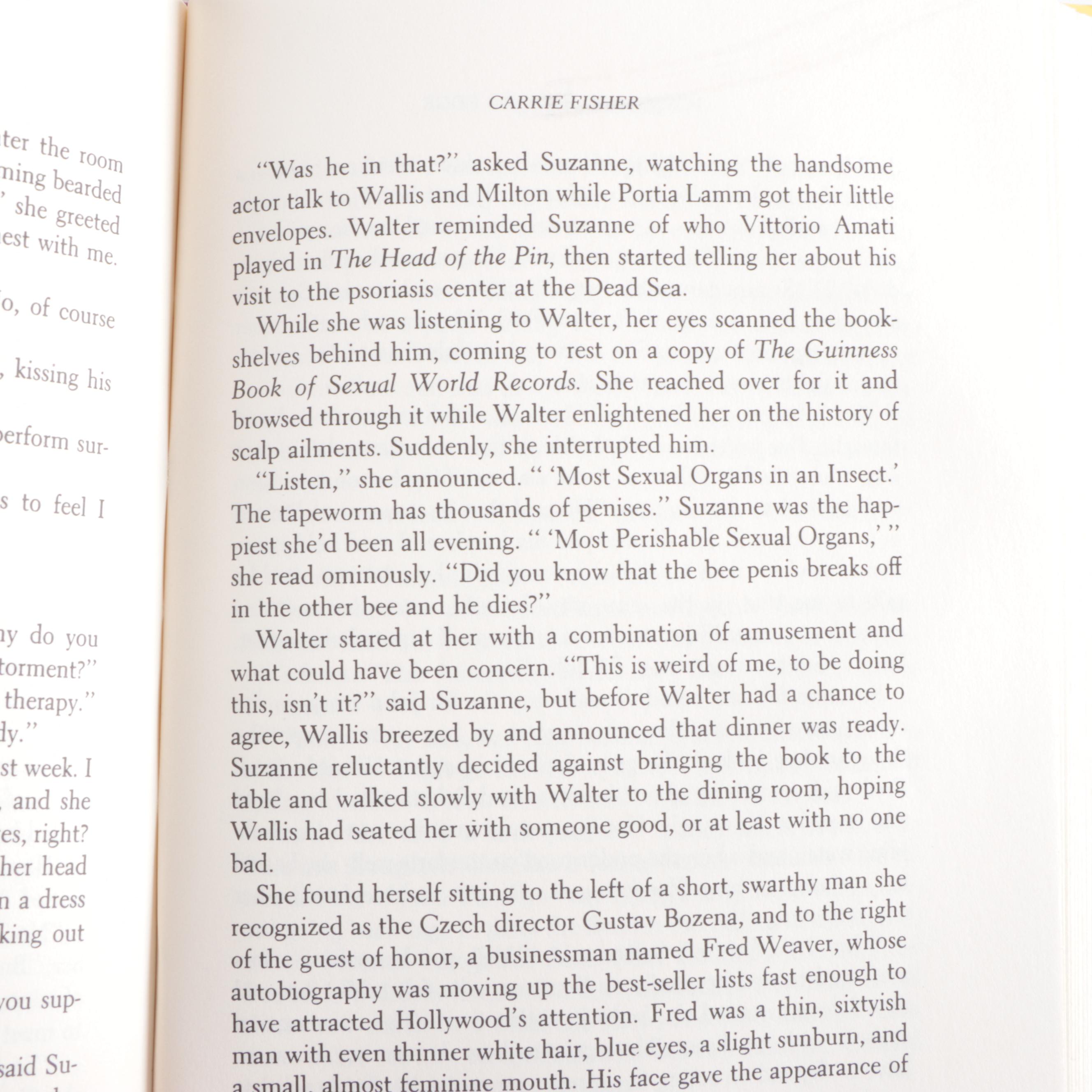 First Edition "Postcards from the Edge" by Carrie Fisher, 1987