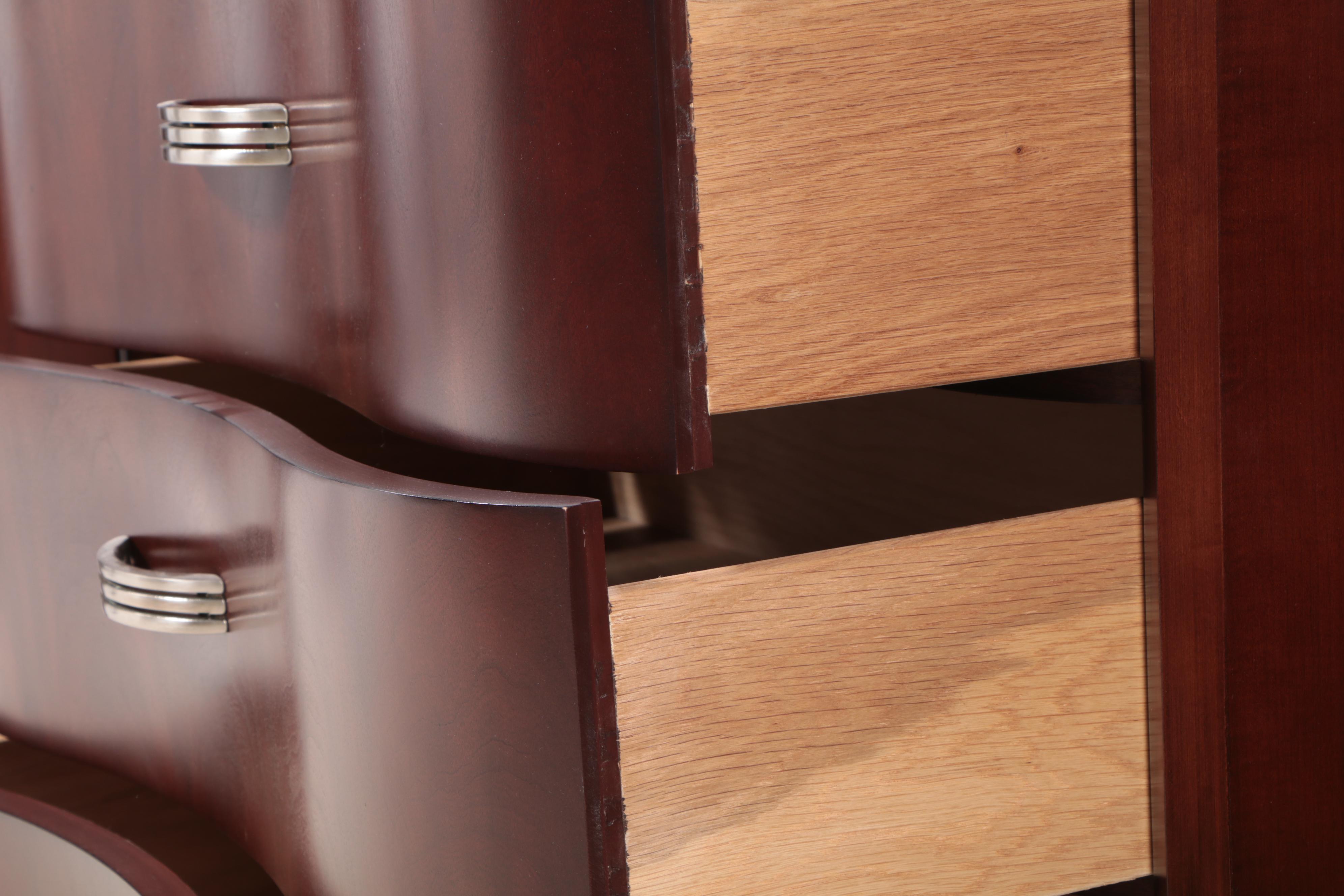 Bernhardt "Paris Collection" Mahogany-Stained Granite Top Sideboard