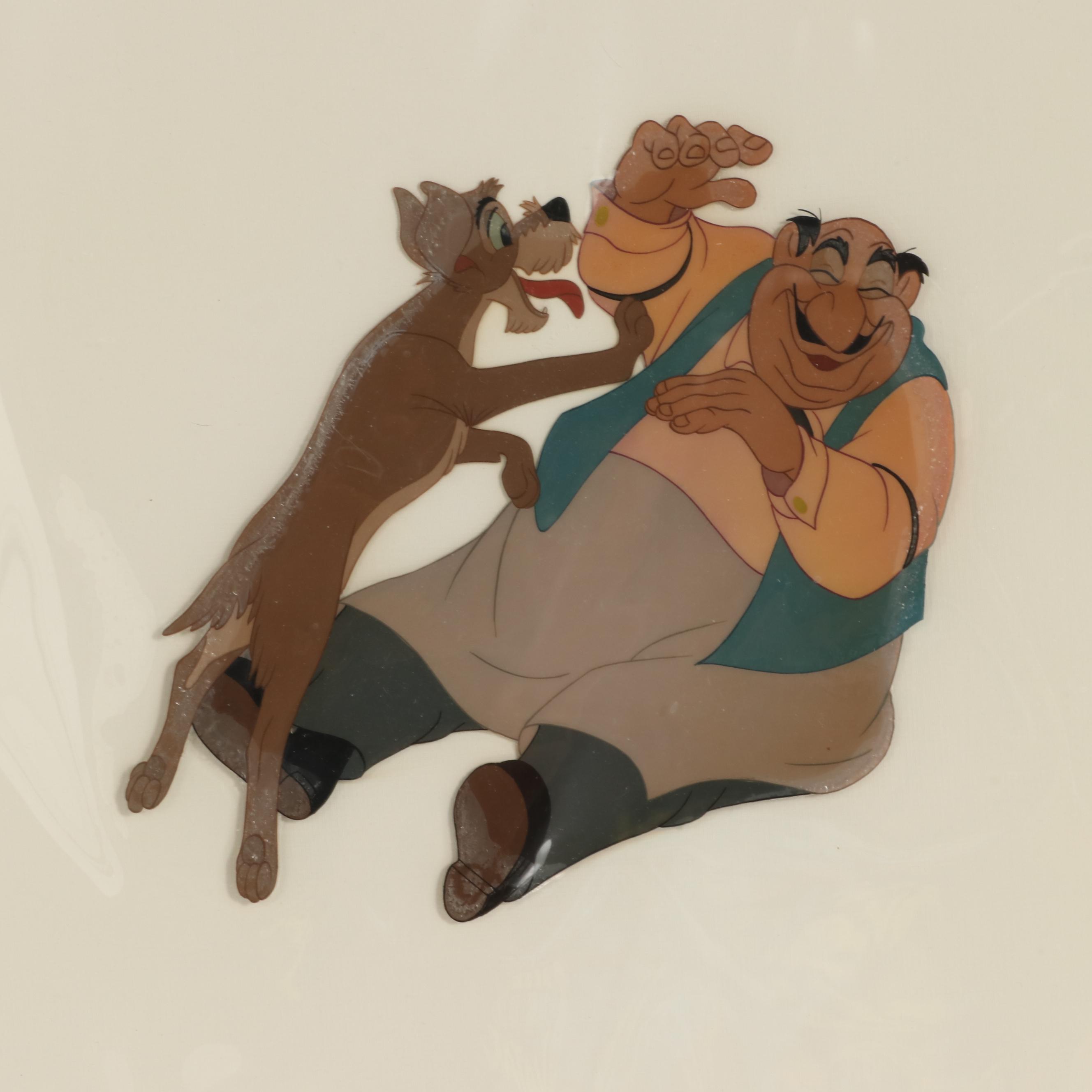Disney "Lady and the Tramp" Hand-Painted Animation Cel