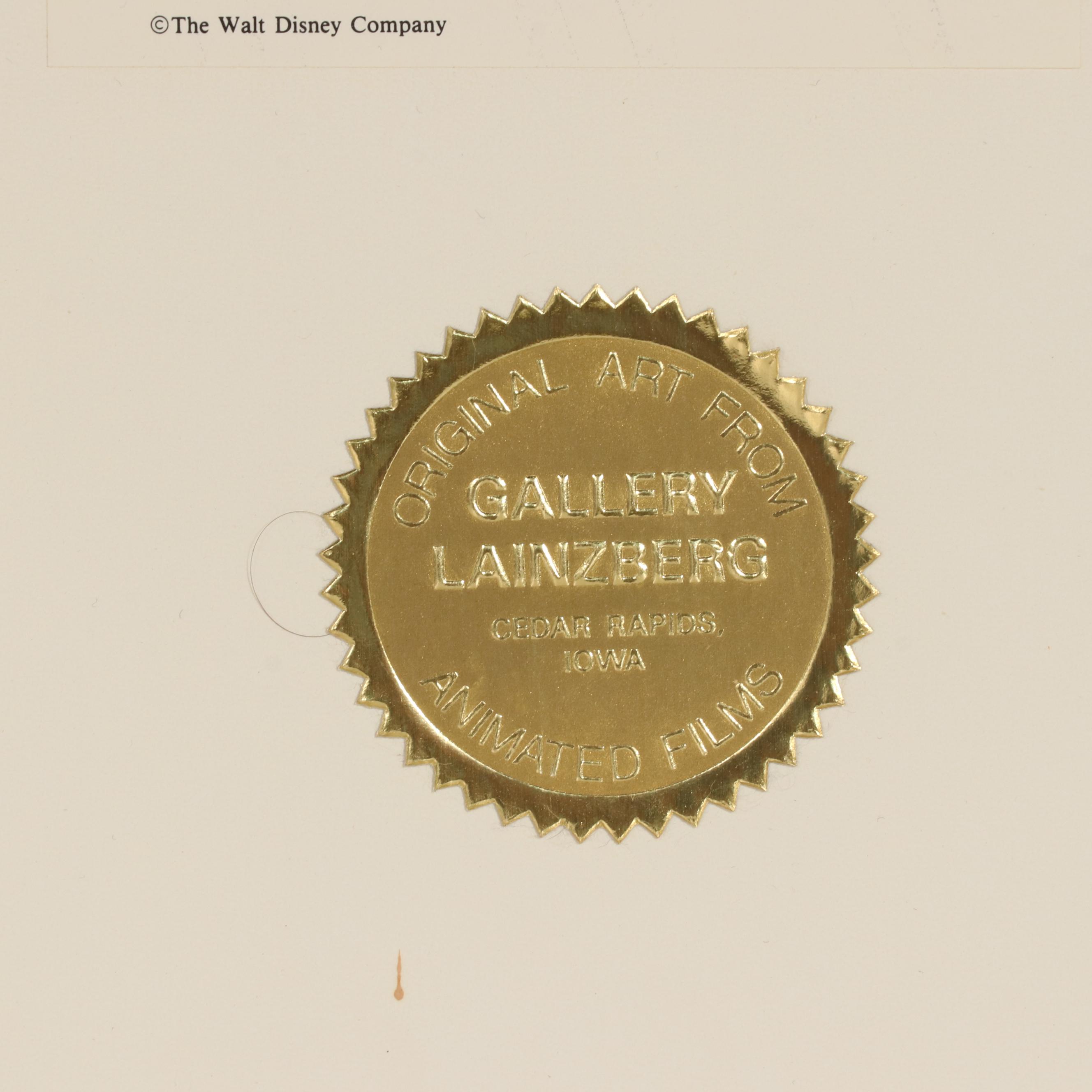 Disney "Lady and the Tramp" Hand-Painted Animation Cel