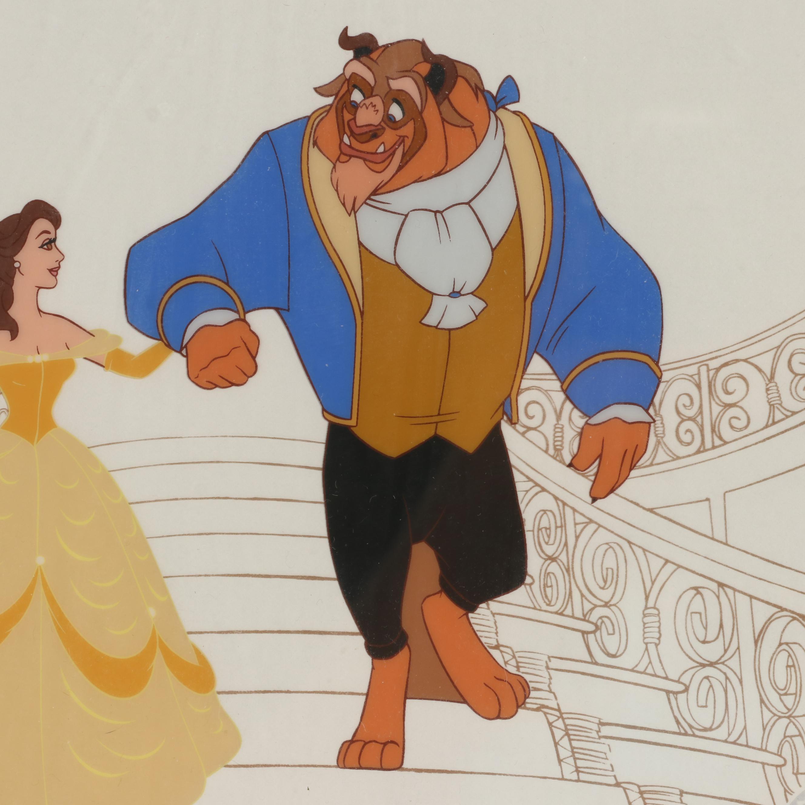 Disney Animation Serigraph Cel "Beauty and the Beast," 1992
