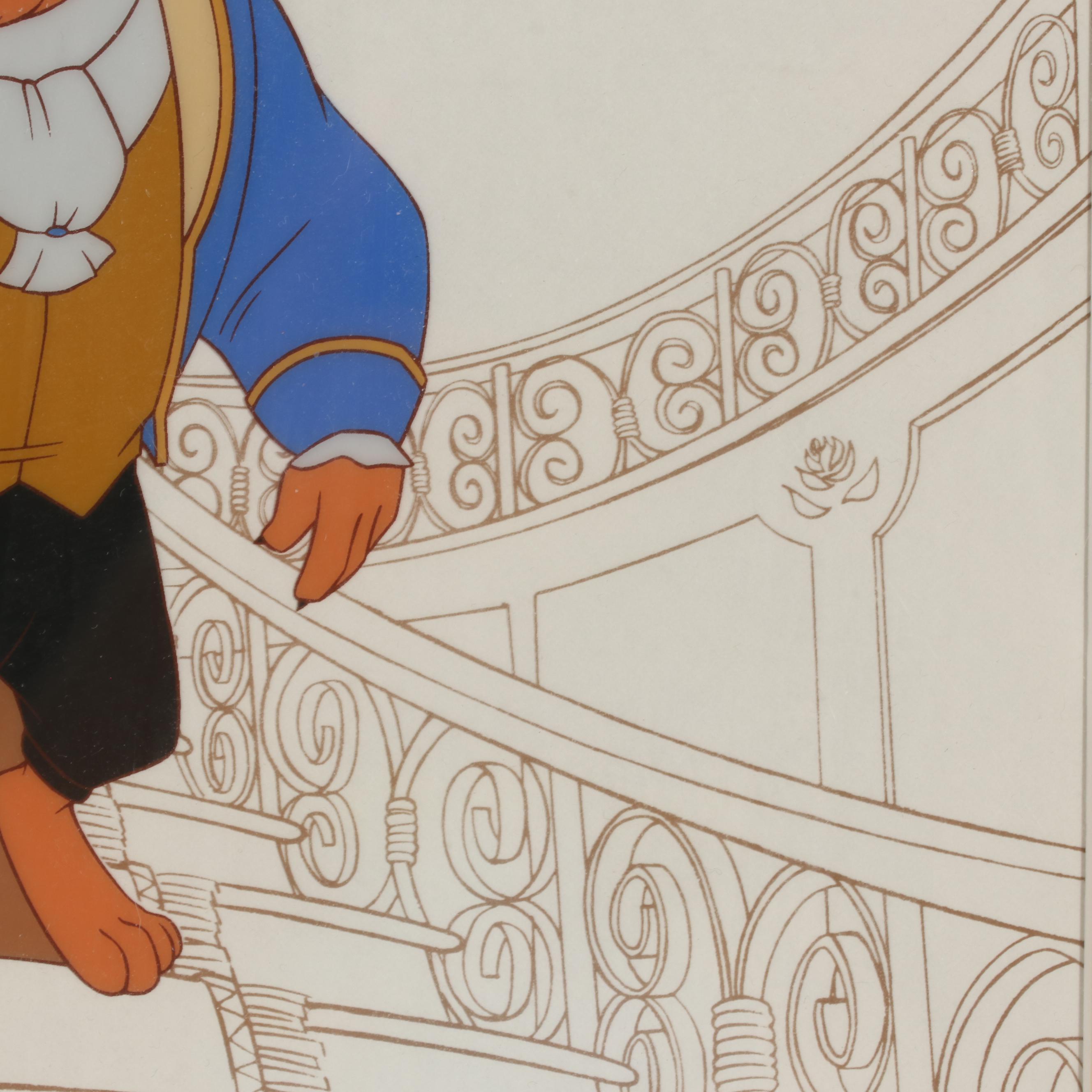 Disney Animation Serigraph Cel "Beauty and the Beast," 1992