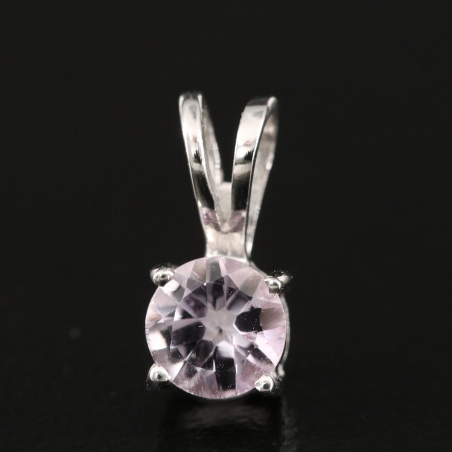 Sterling Silver Topaz Pendant