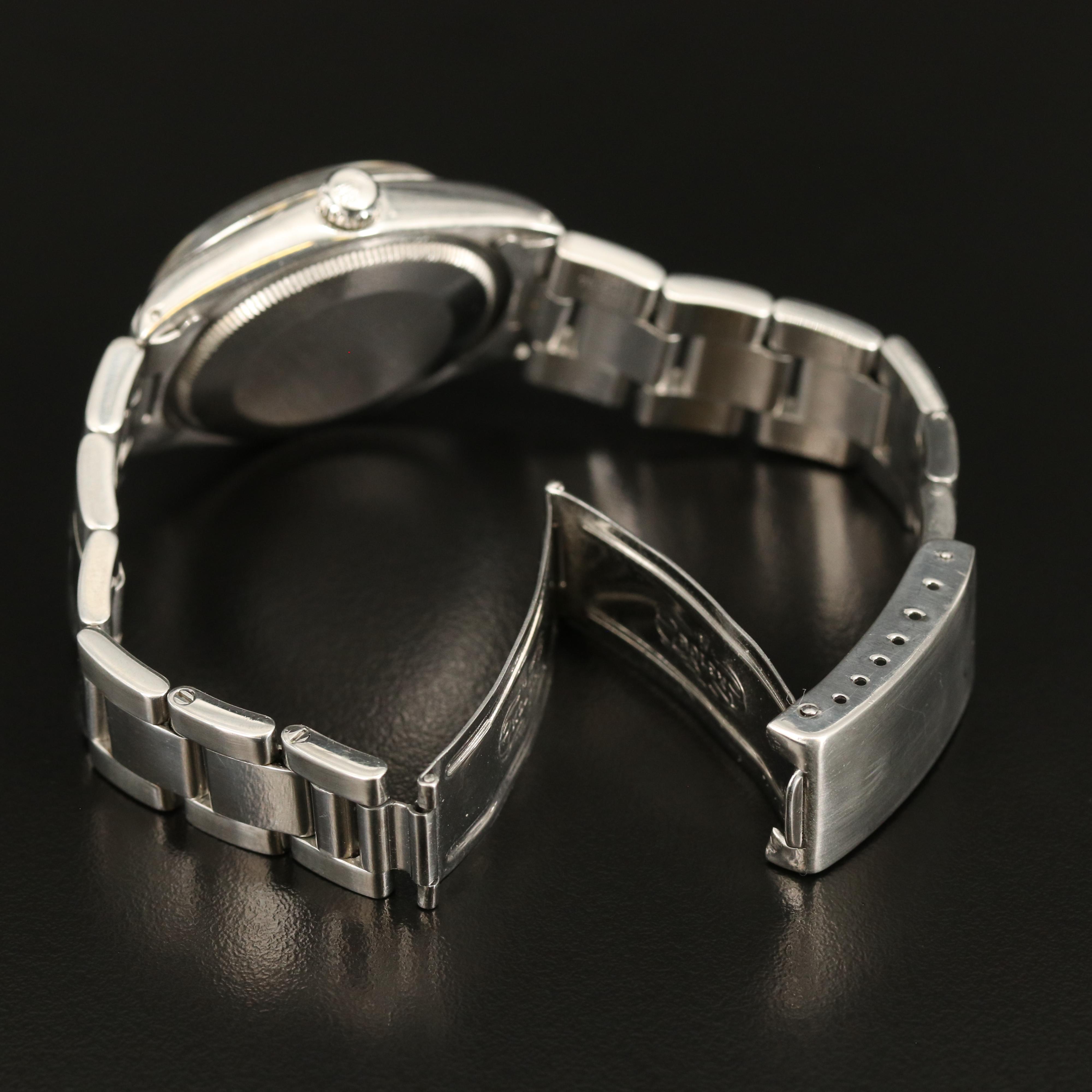 1977 Rolex Air-King Stainless Steel Watch