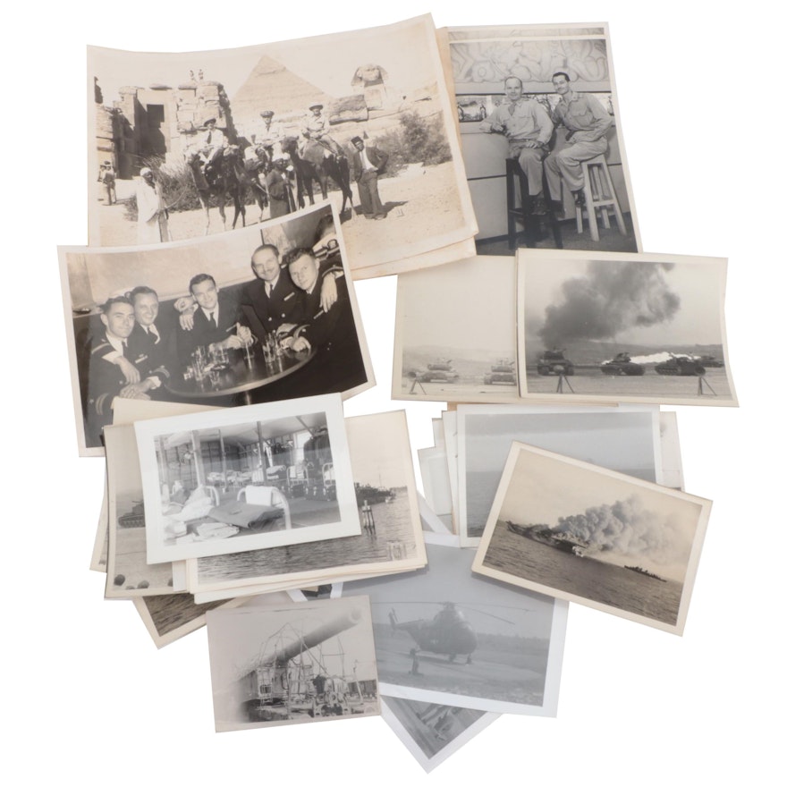 World War II Military and Travel Silver Gelatin Photographs, Circa 1942