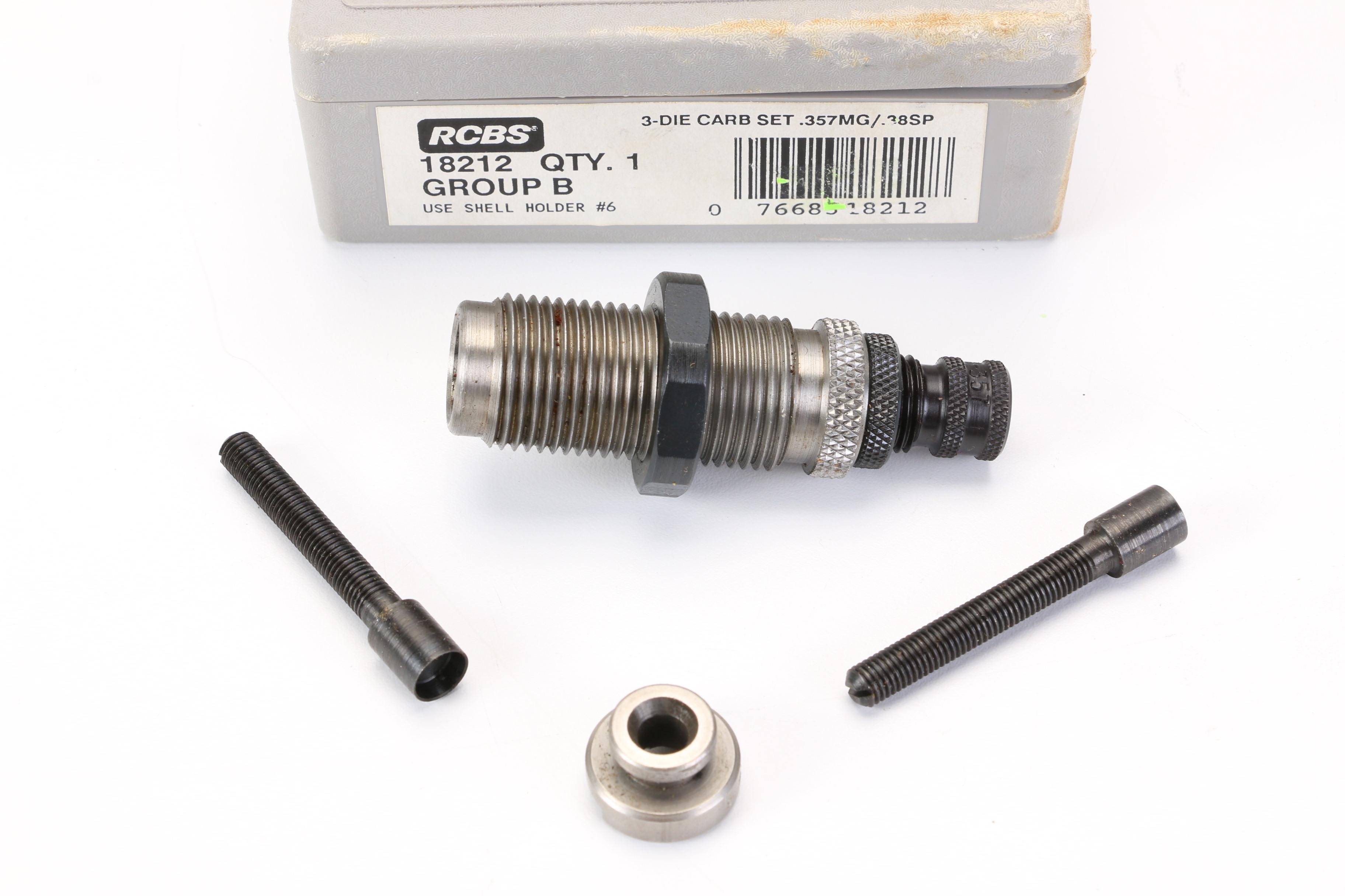 RCBS 30 Herrett, .357 MG, and 9MM Luger Reloading Die Sets