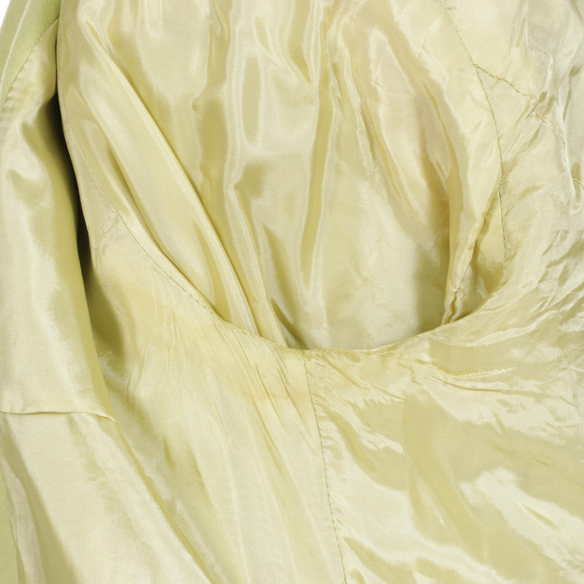 Saks Fifth Avenue Collection Chartreuse Angora Blend Jacket