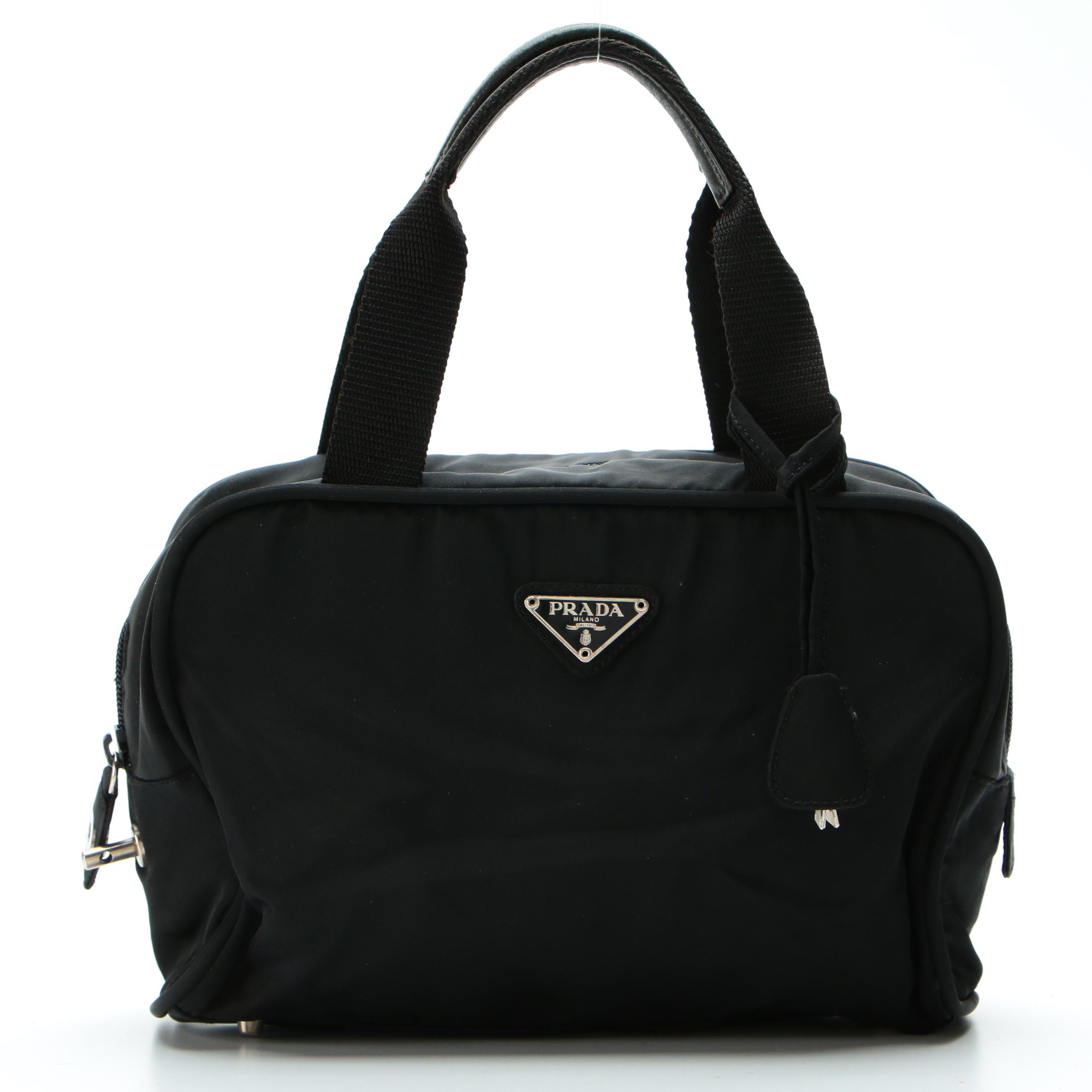 Prada Black Tessuto Nylon Handbag