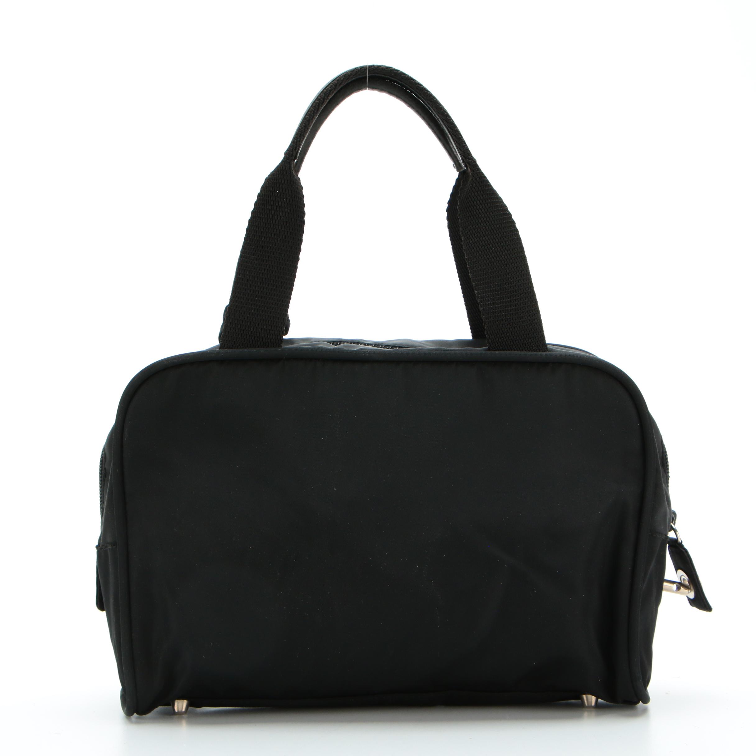 Prada Black Tessuto Nylon Handbag