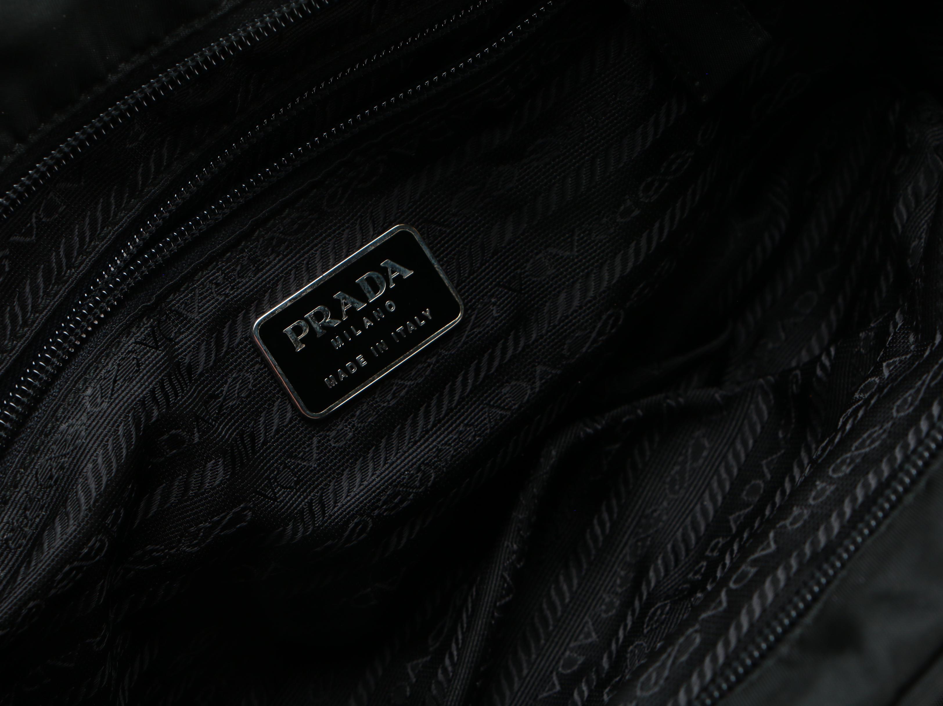 Prada Black Tessuto Nylon Handbag