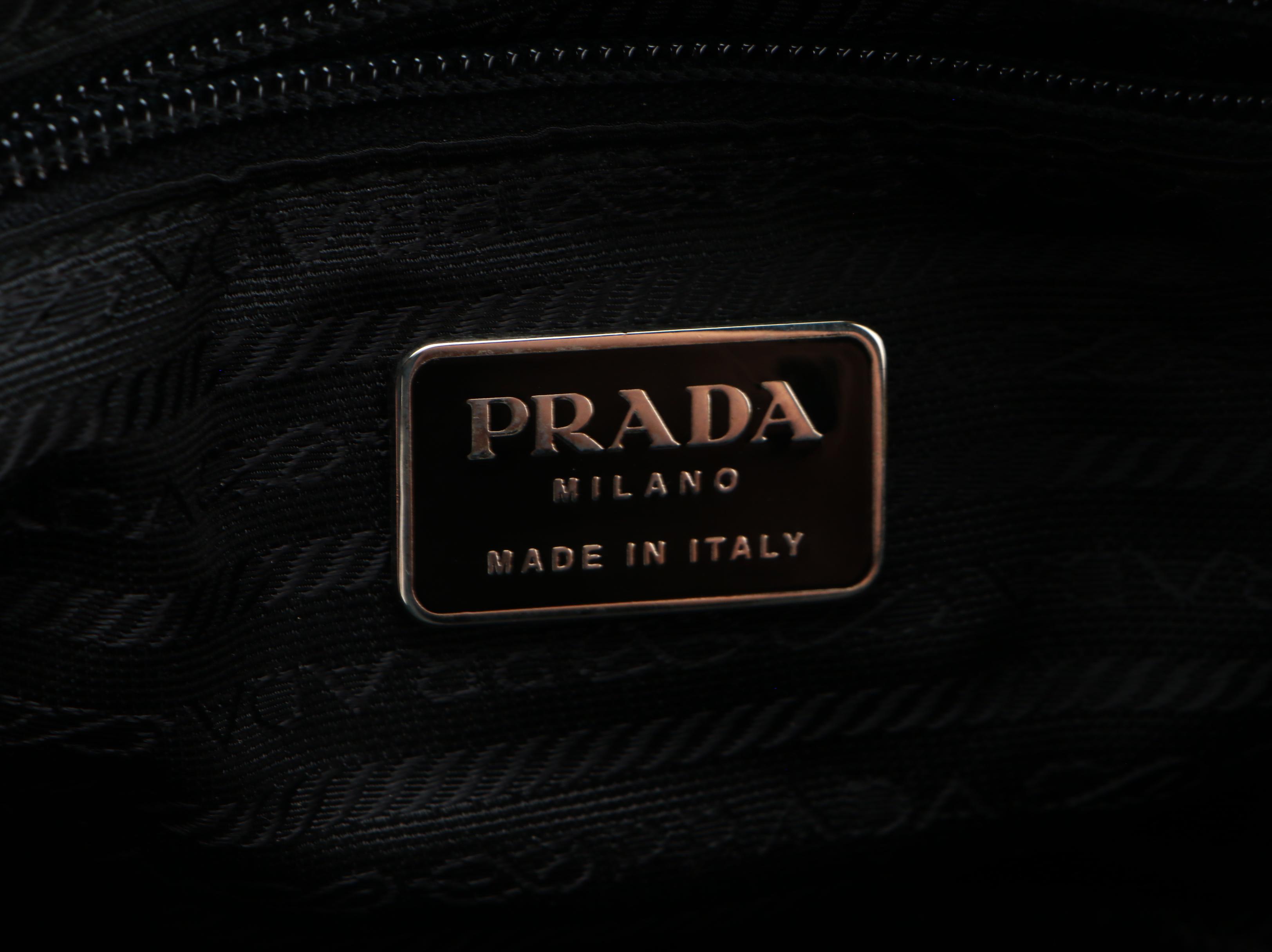 Prada Black Tessuto Nylon Handbag