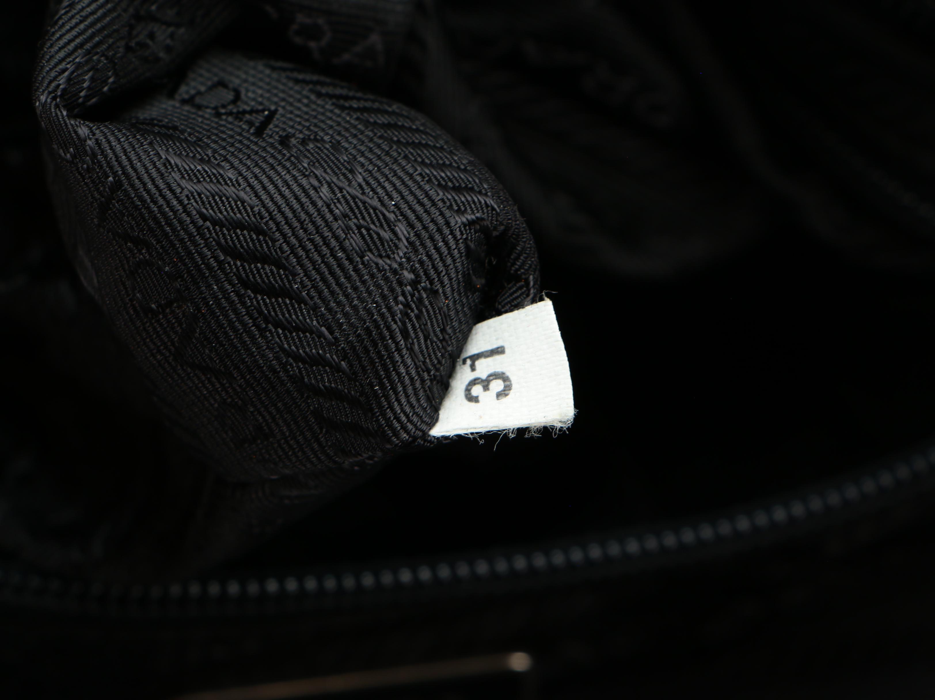 Prada Black Tessuto Nylon Handbag