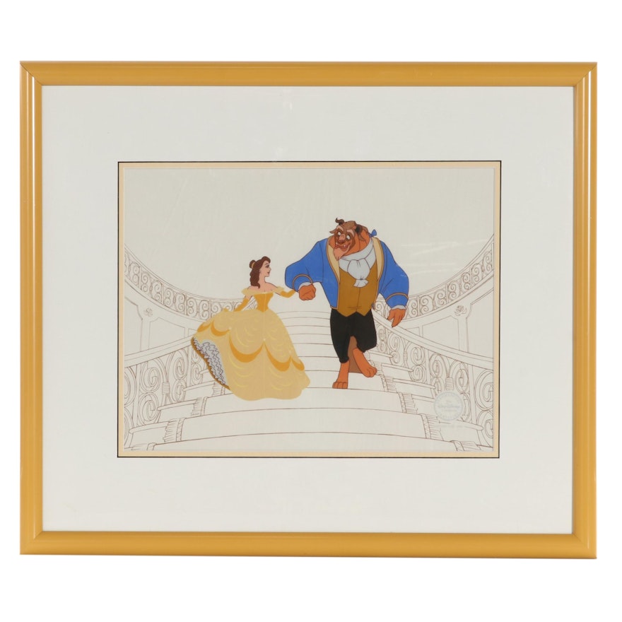 Disney Animation Serigraph Cel "Beauty and the Beast," 1992