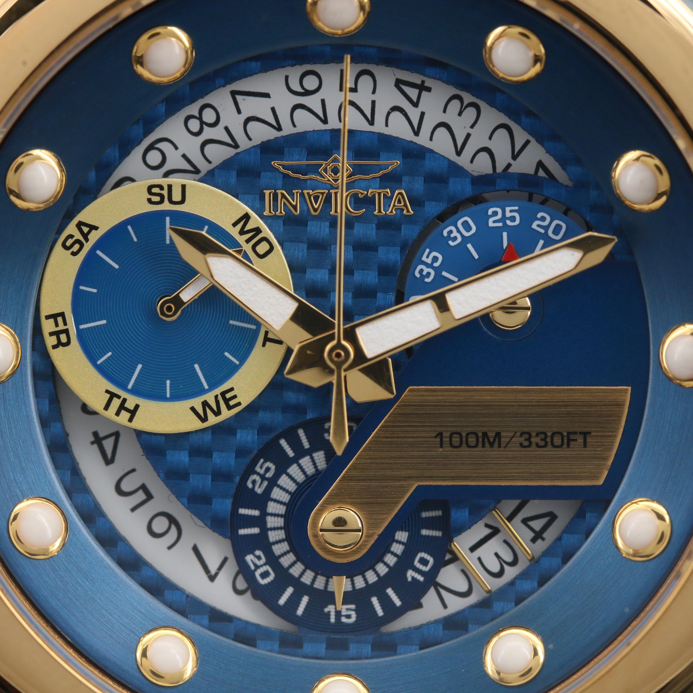 Invicta S1Rally Chronograph Gold Tone Quartz Watch