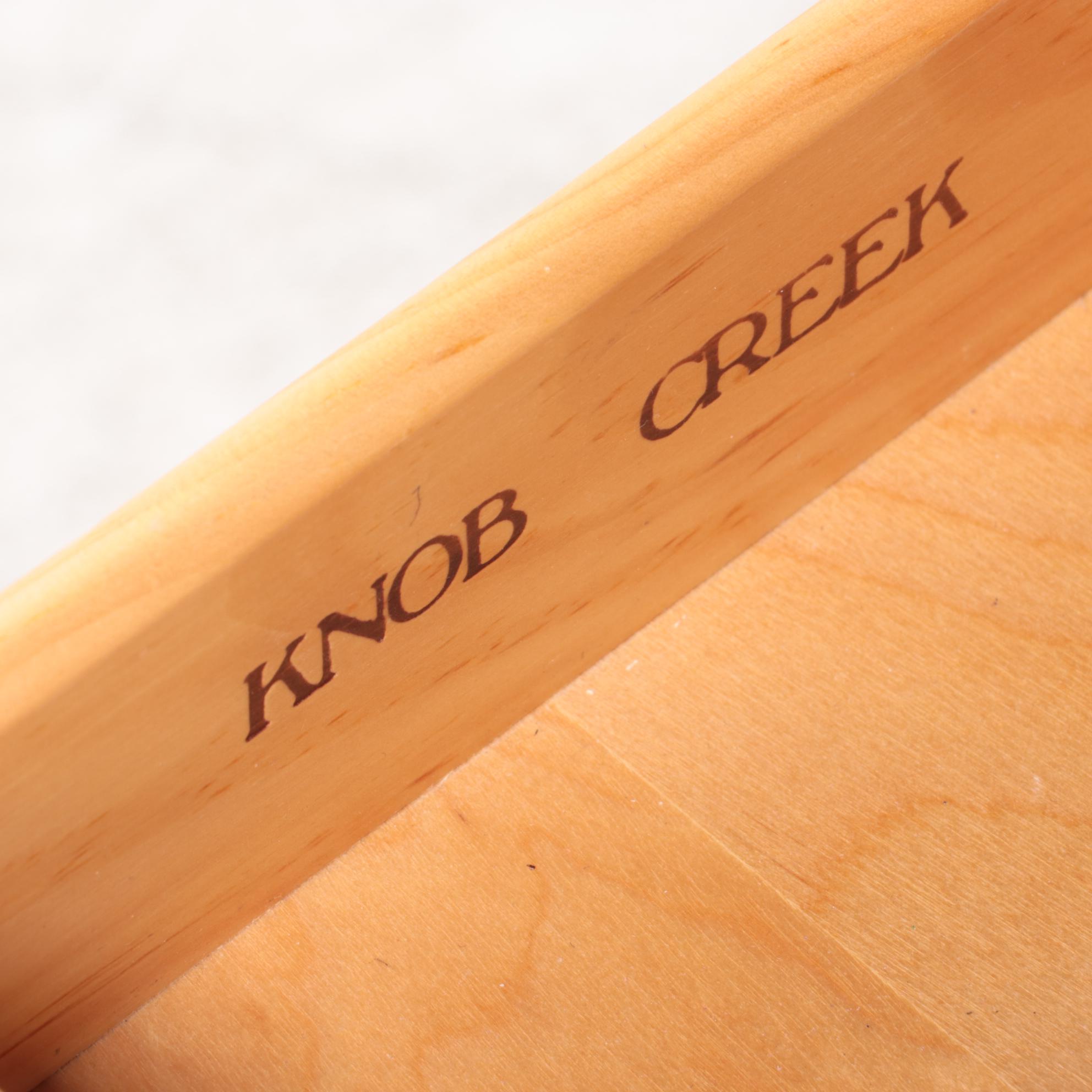 Knob Creek Federal Style Pine Four-Drawer Bedside Chest, Late 20th Century