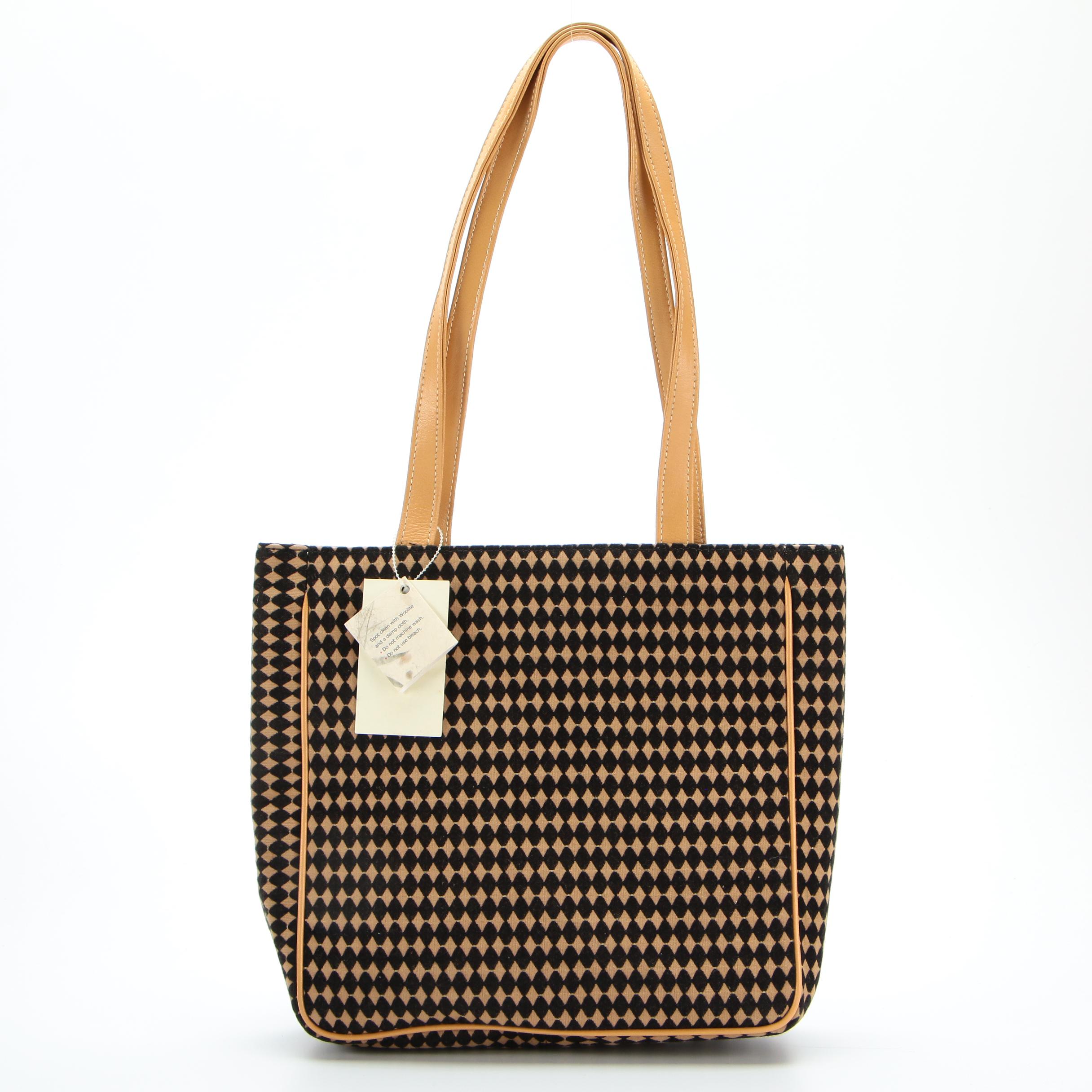 François Rénier Un Jour Un Sac Tote Bags with Suzy Chen Harlequin Tote