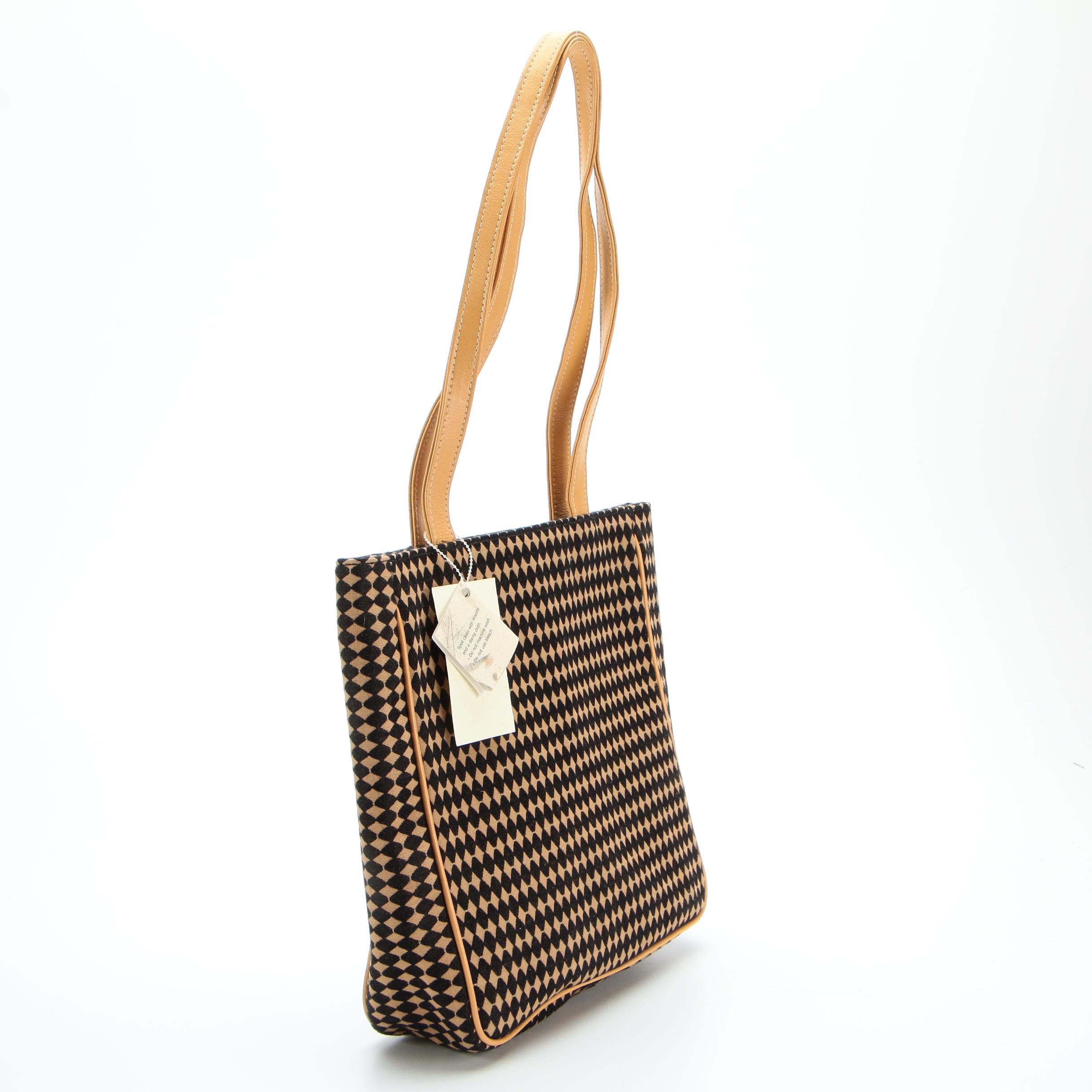 François Rénier Un Jour Un Sac Tote Bags with Suzy Chen Harlequin Tote