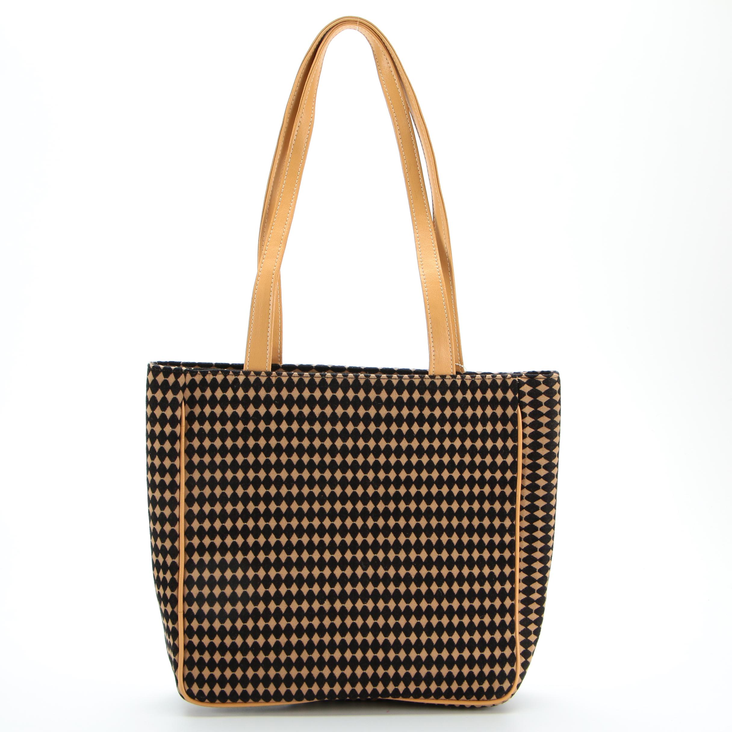 François Rénier Un Jour Un Sac Tote Bags with Suzy Chen Harlequin Tote