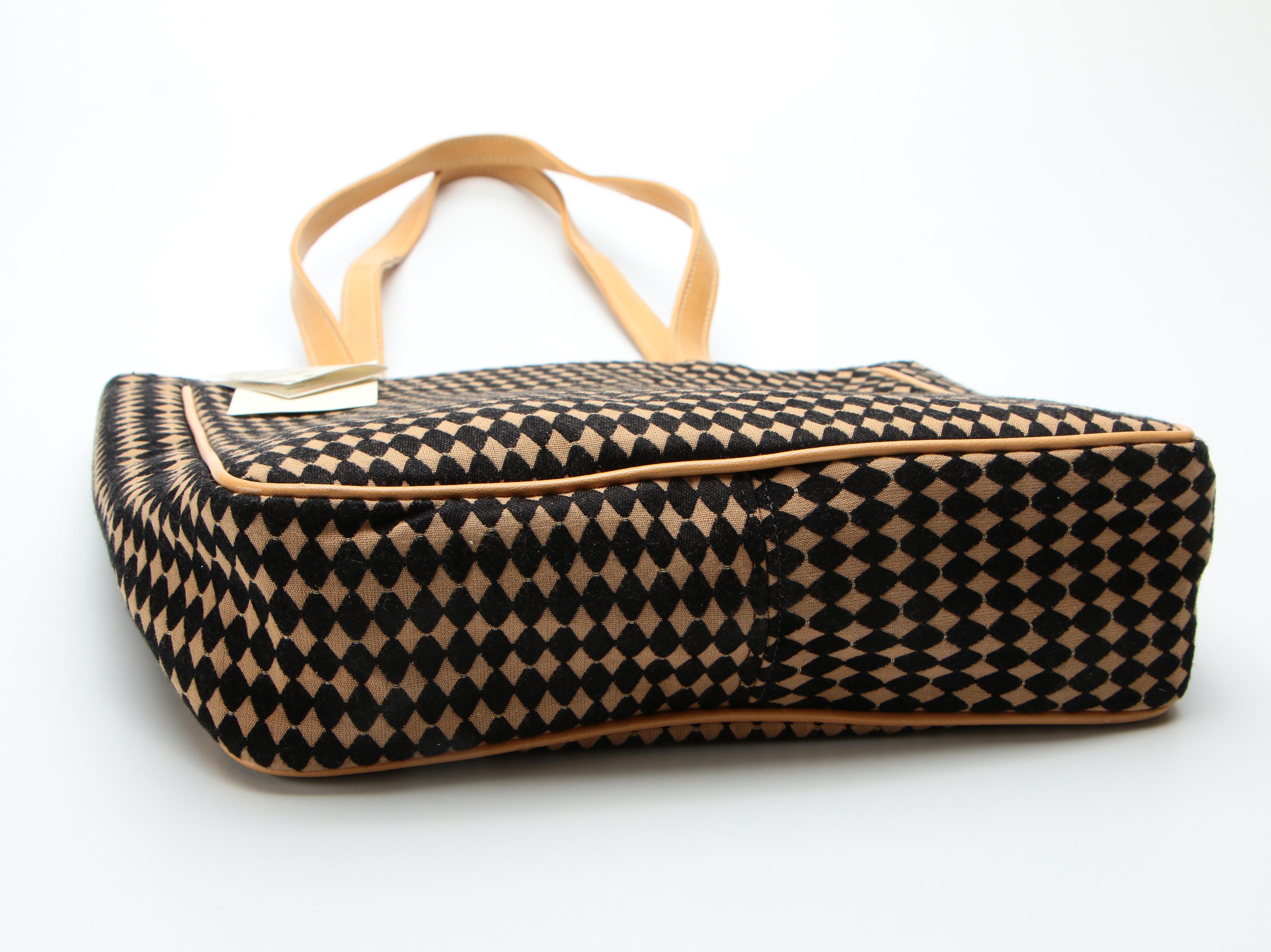 François Rénier Un Jour Un Sac Tote Bags with Suzy Chen Harlequin Tote