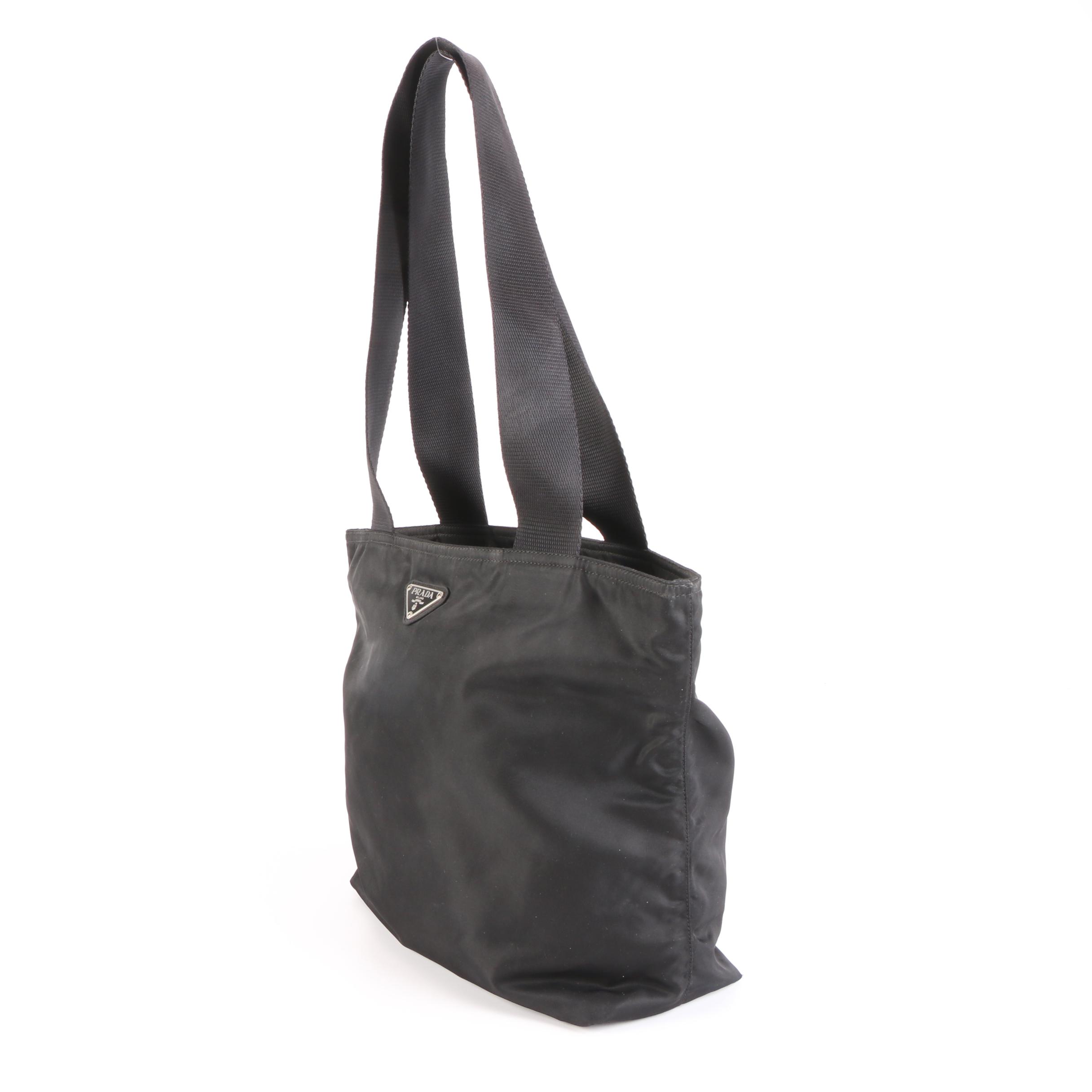 Prada Tote Bag in Black Tessuto Nylon