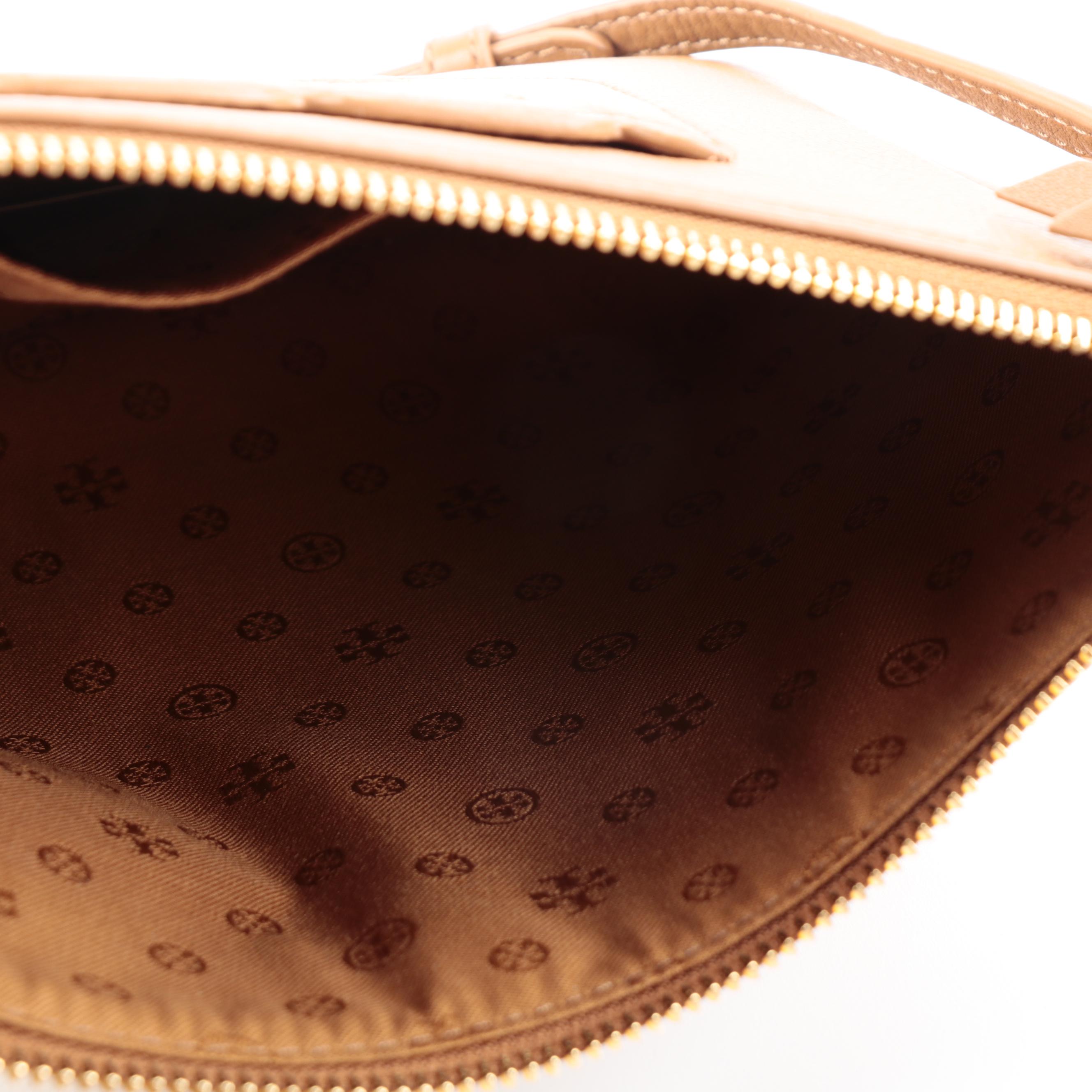 Tory Burch Tassel Crossbody Bag in Bark Leather