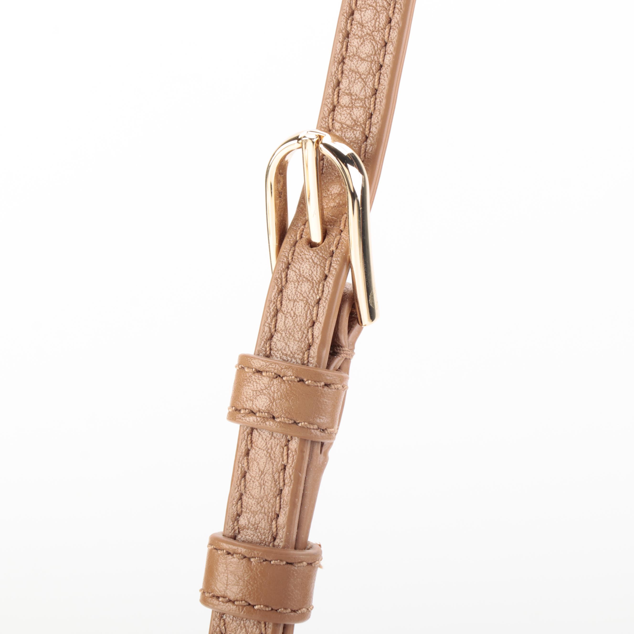 Tory Burch Tassel Crossbody Bag in Bark Leather