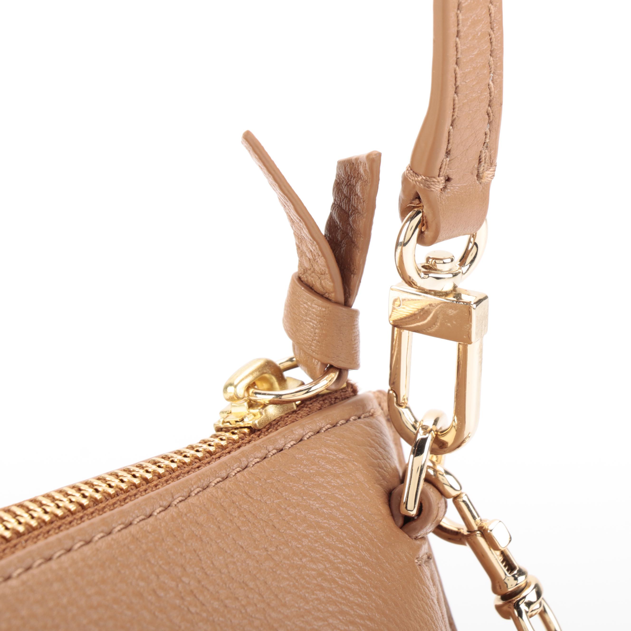 Tory Burch Tassel Crossbody Bag in Bark Leather