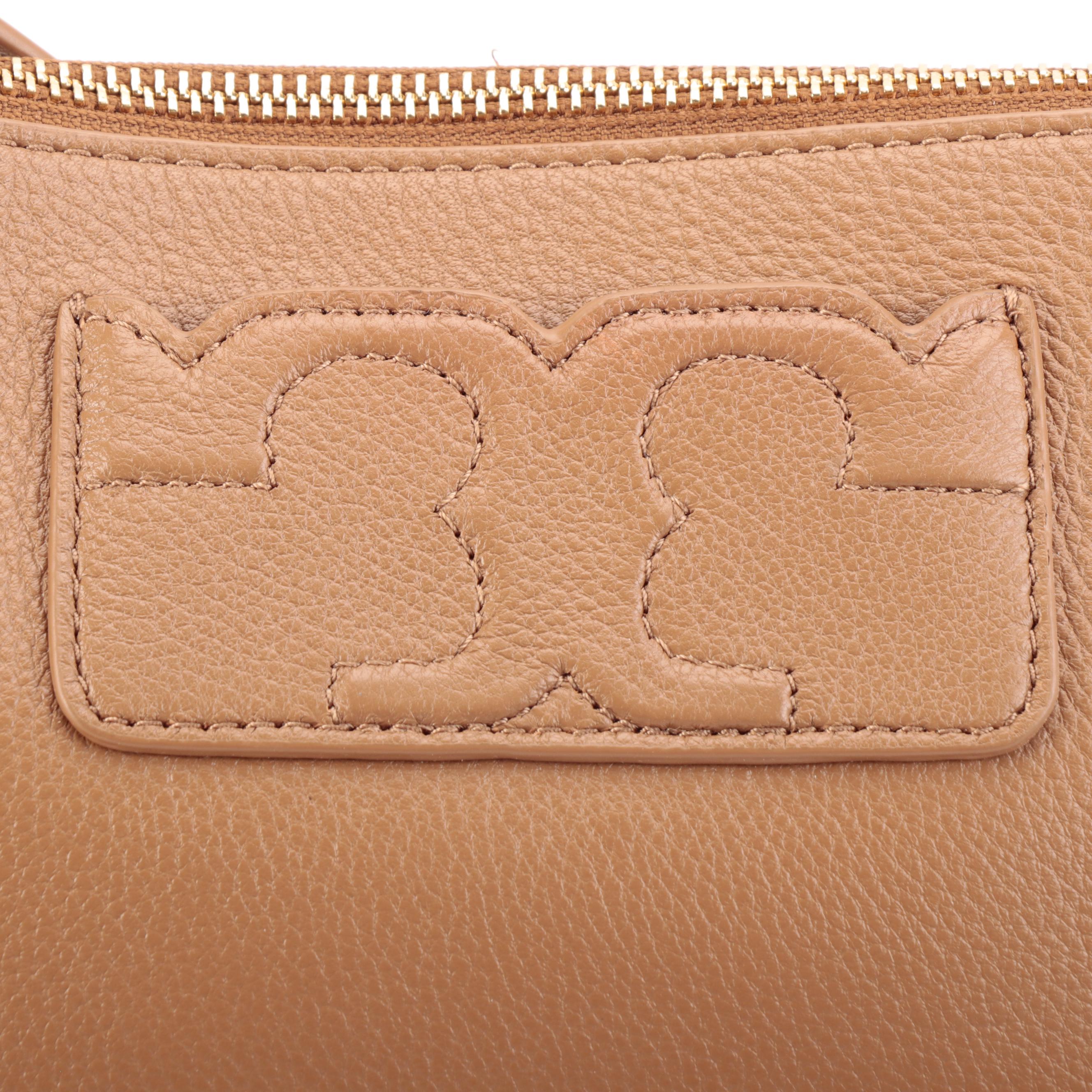 Tory Burch Tassel Crossbody Bag in Bark Leather