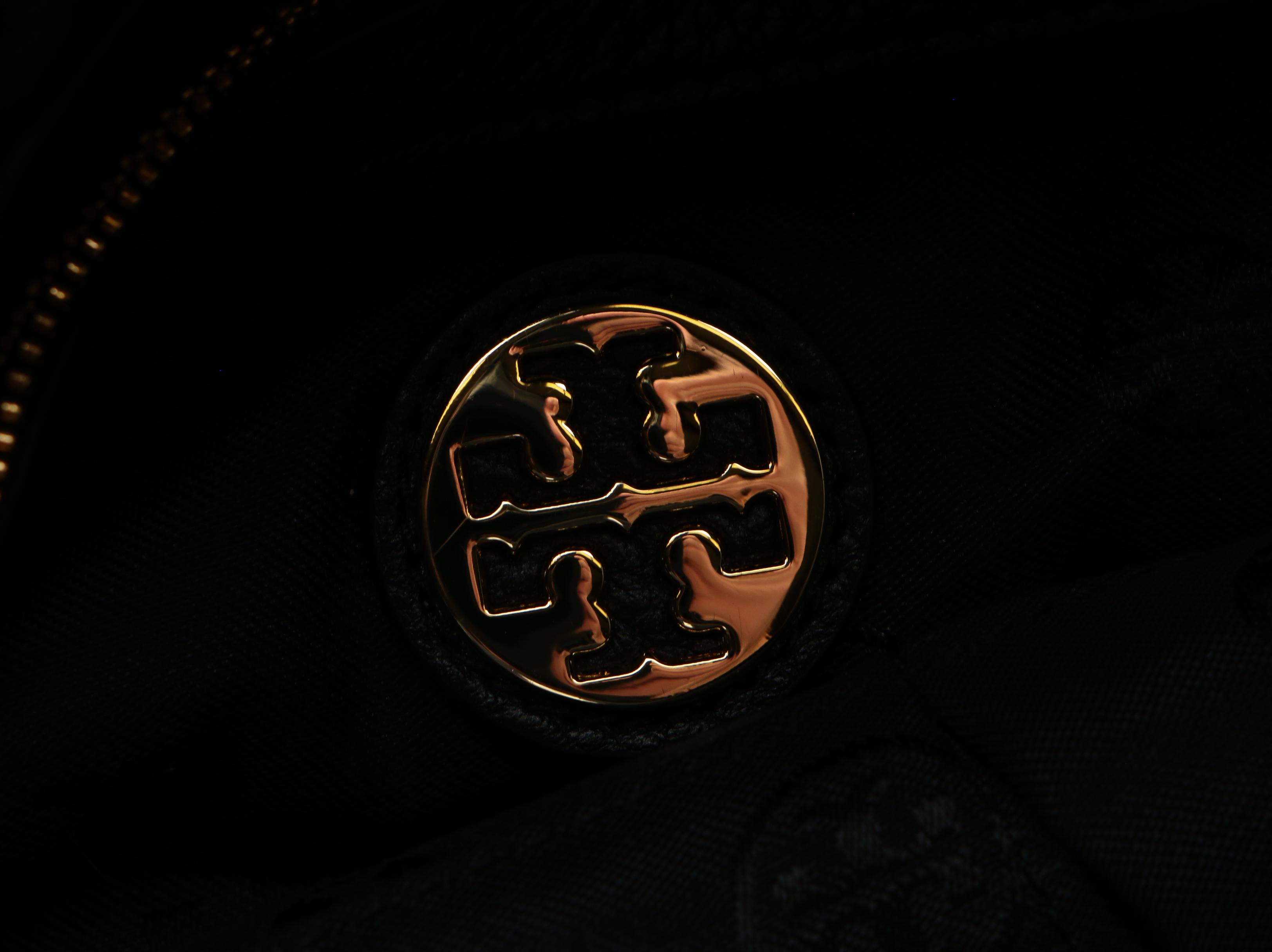 Tory Burch Black Grained Leather Crossbody