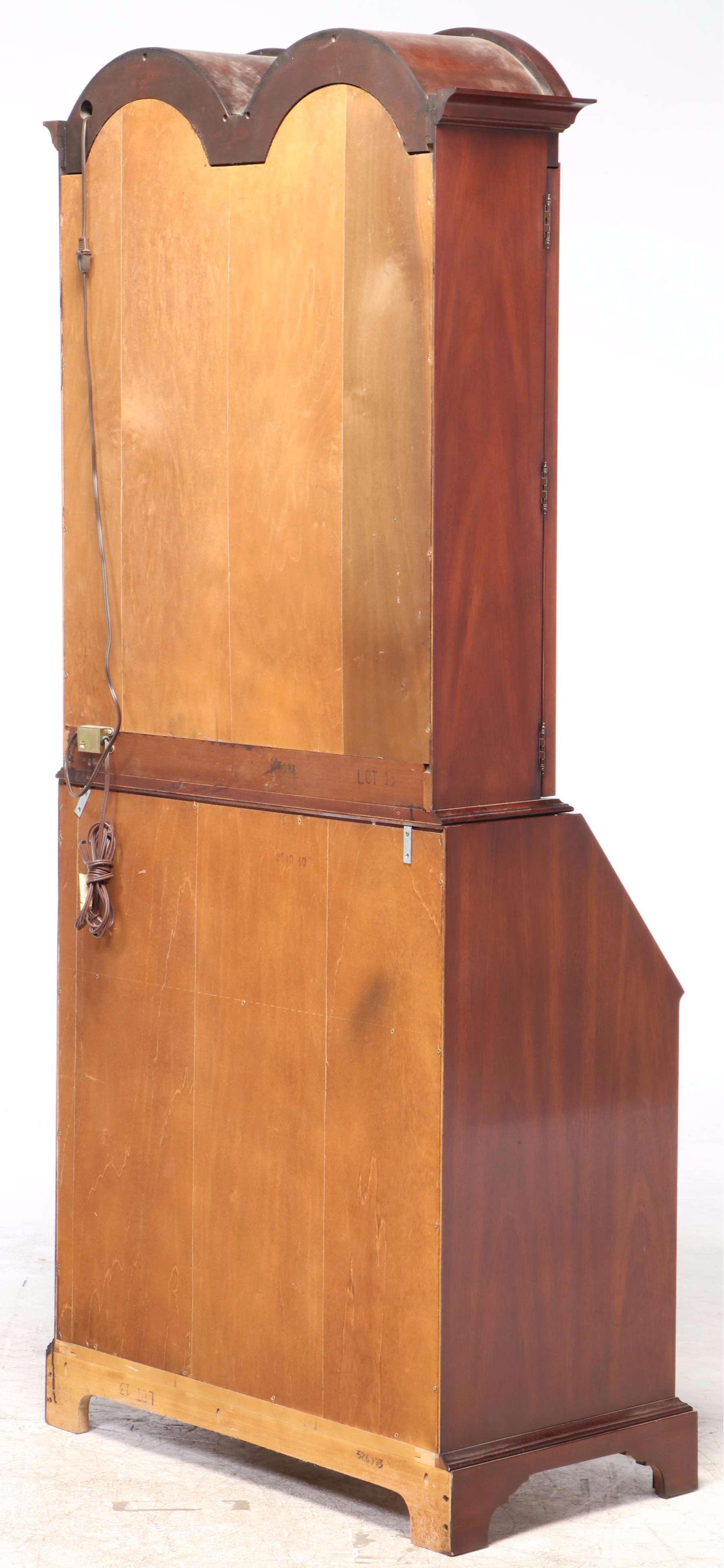 Hickory Chair "James River" Mahogany Double-Dome Secretary Bookcase